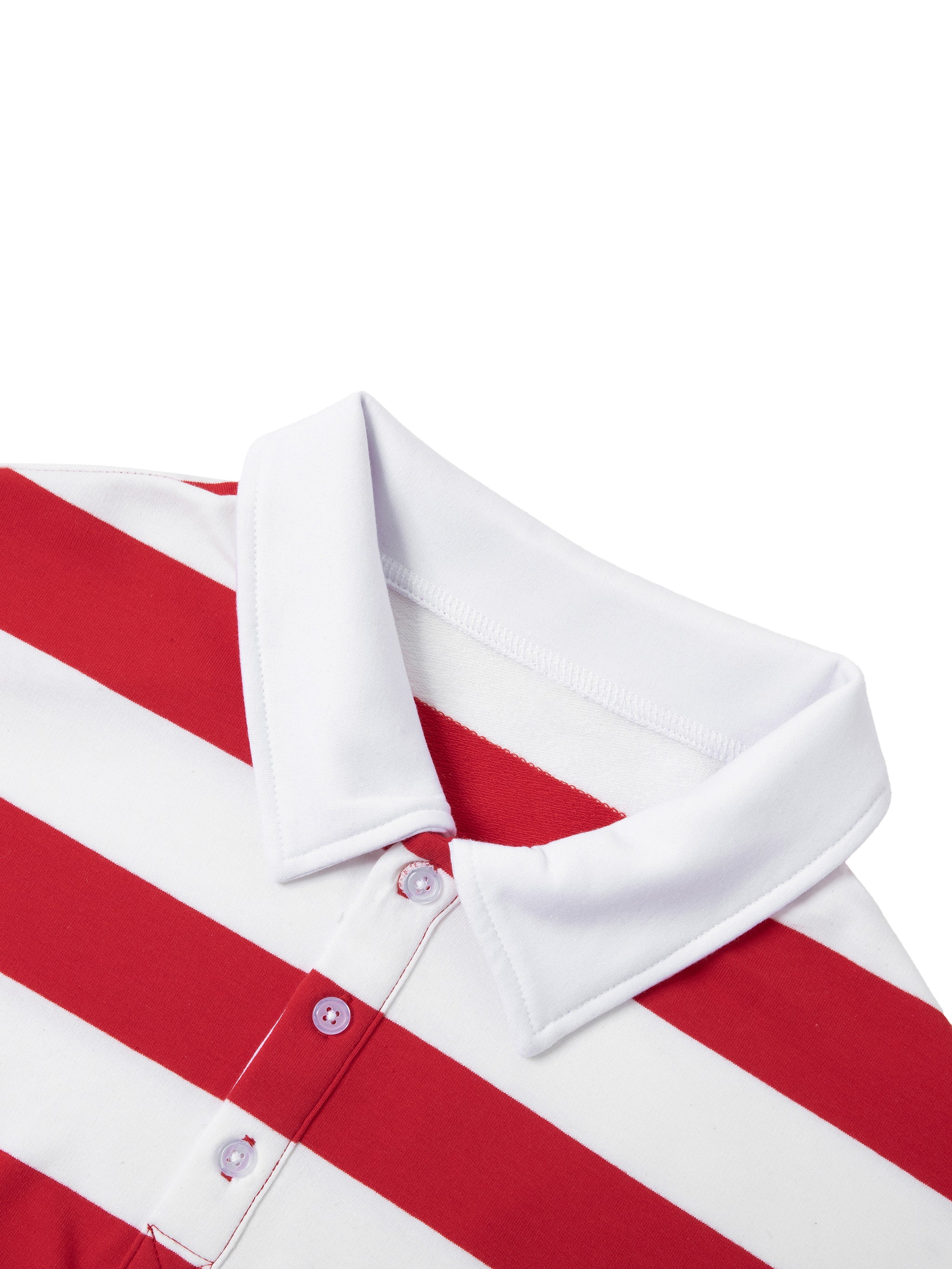 PANJAB COUTURE X RisenRetro Color Block Stripe Polo Shirt