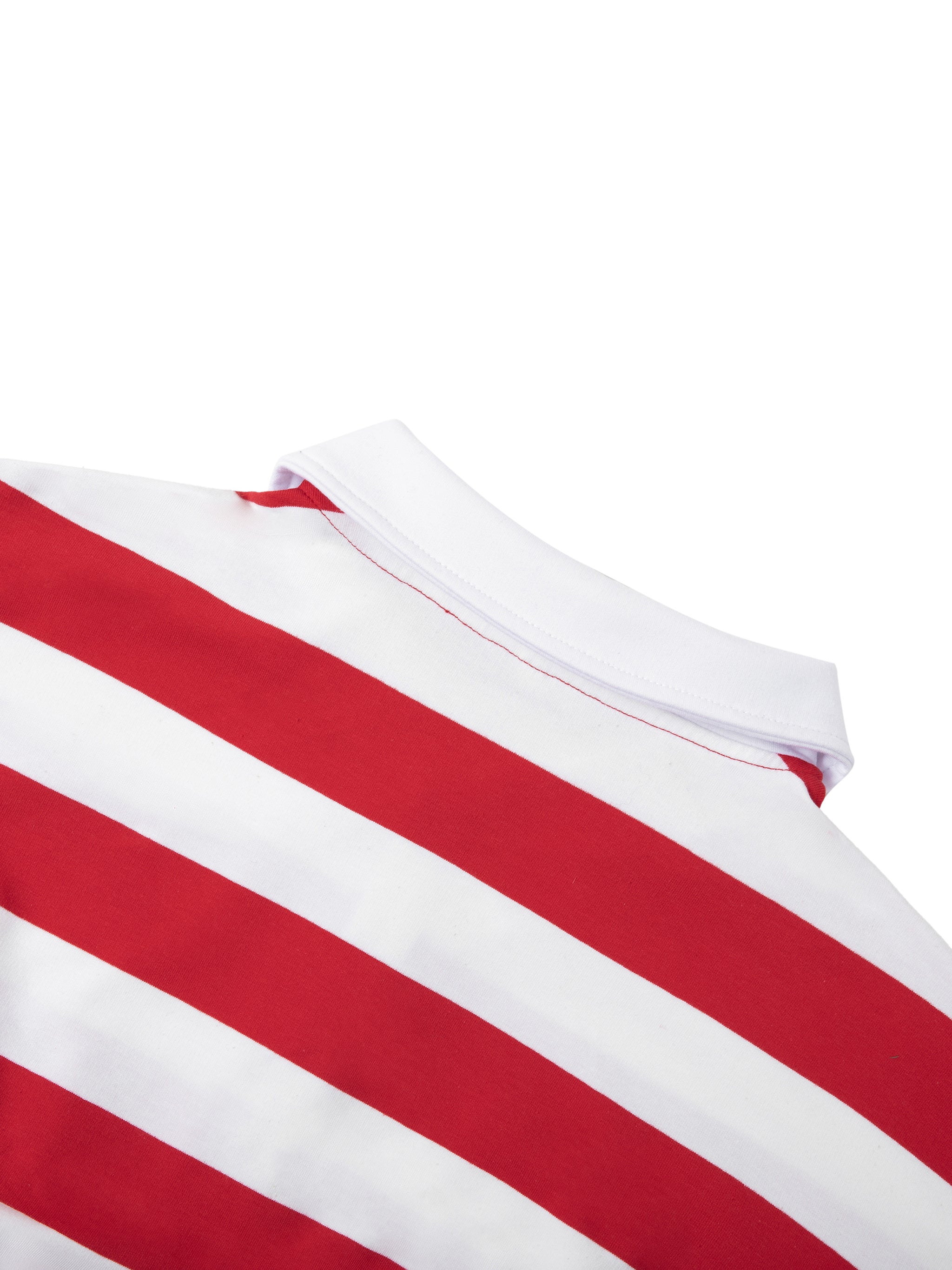 PANJAB COUTURE X RisenRetro Color Block Stripe Polo Shirt