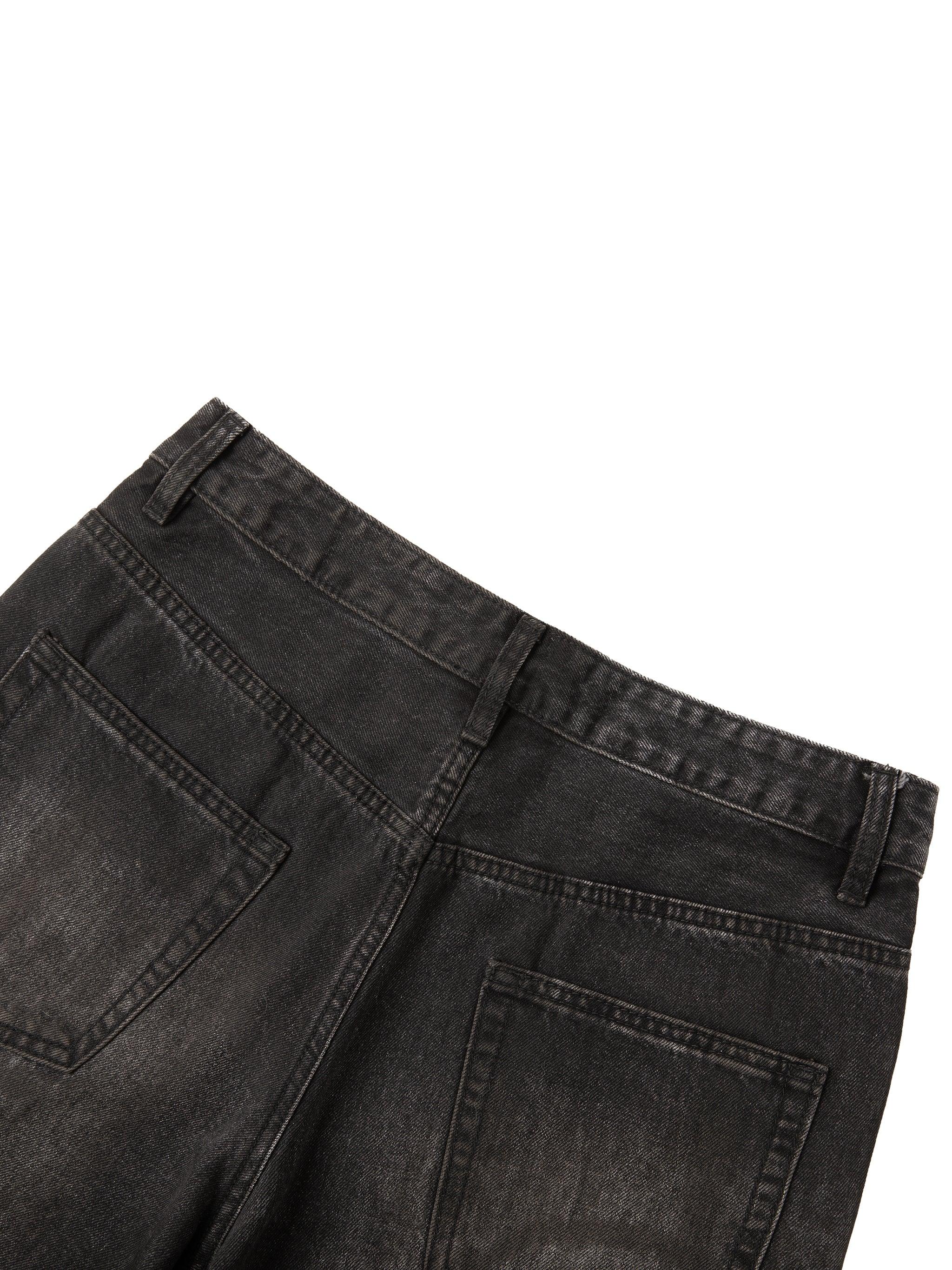 RisenRetro Vintage Wash Heavyweight Denim Jeans