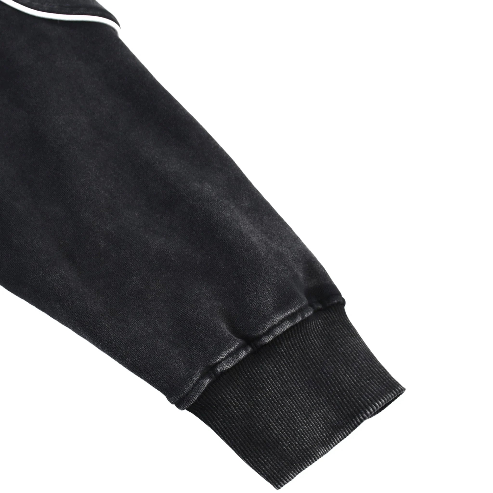 Sweat-shirt Panjab à délavage minéral et ourlet brut