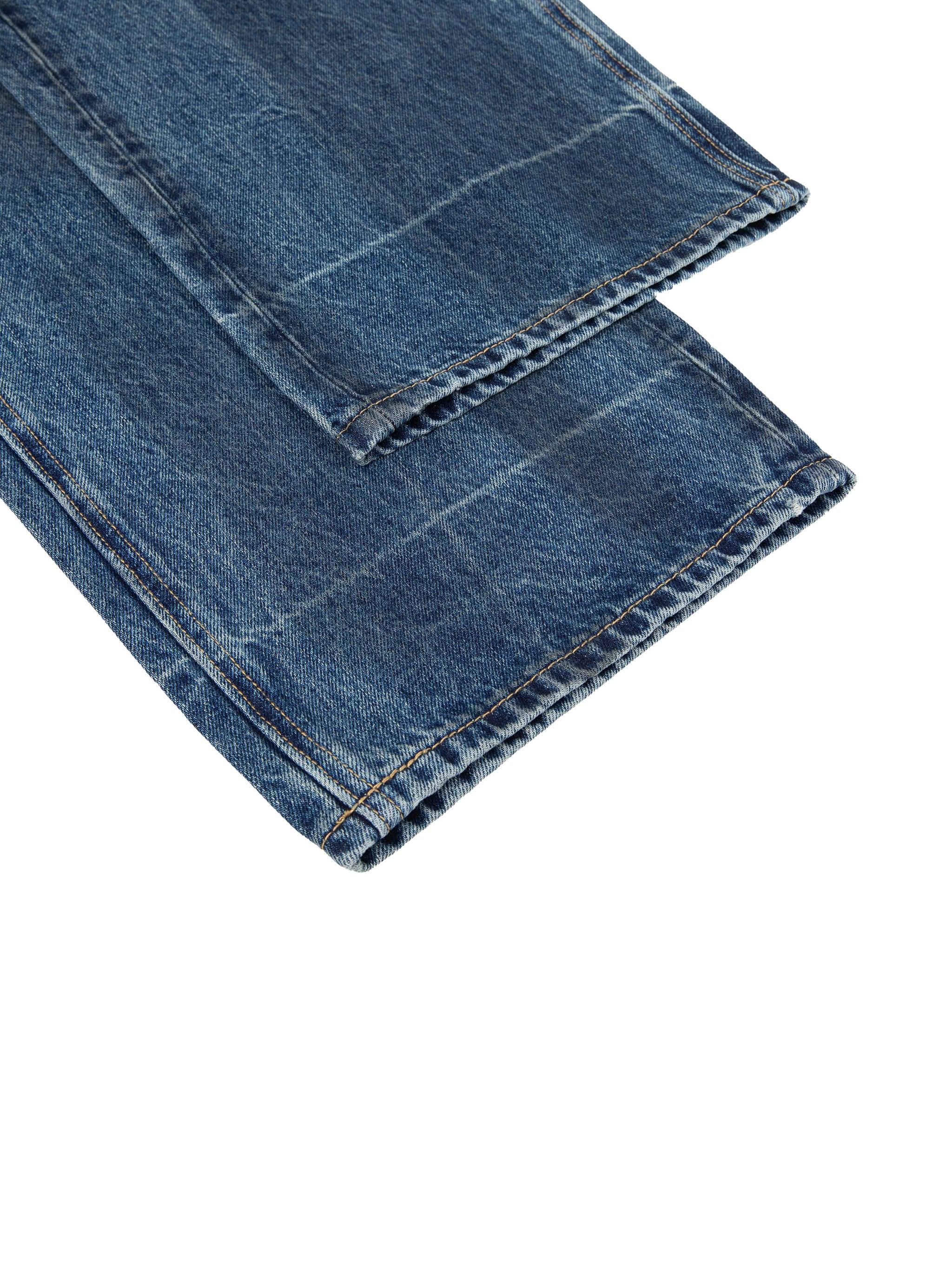RisenRetro Vintage Wash Baggy Denim Jeans