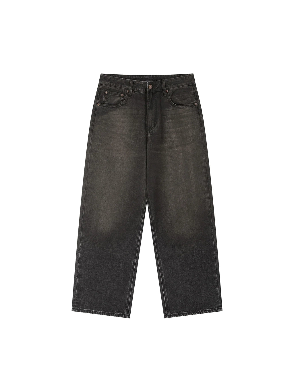 RisenRetro Vintage Wash Heavyweight Denim Jeans