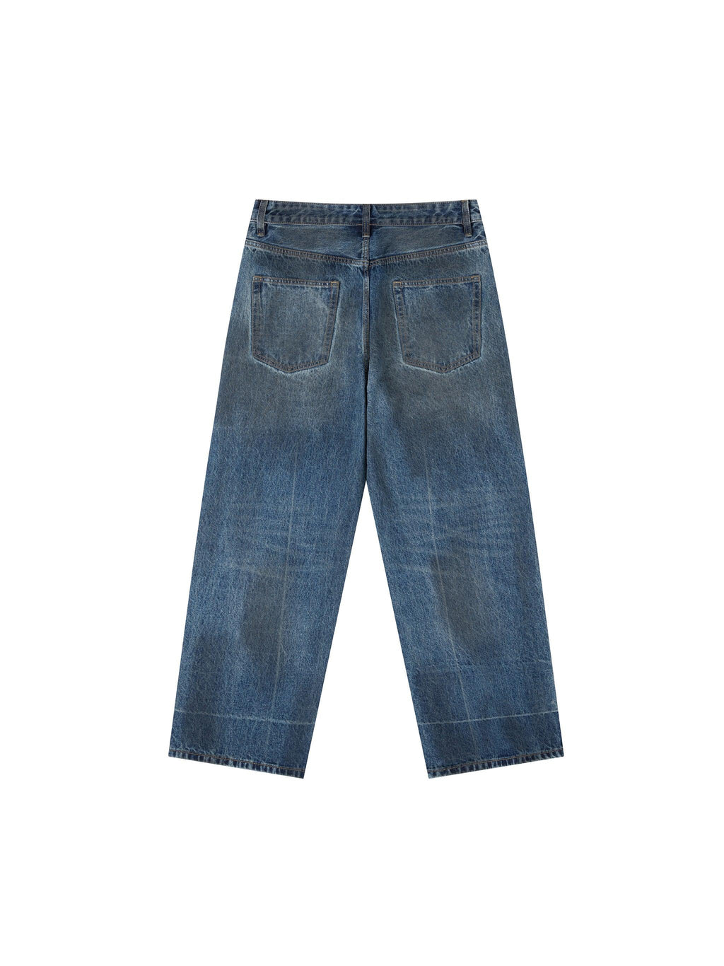 RisenRetro Vintage Wash Baggy Denim Jeans