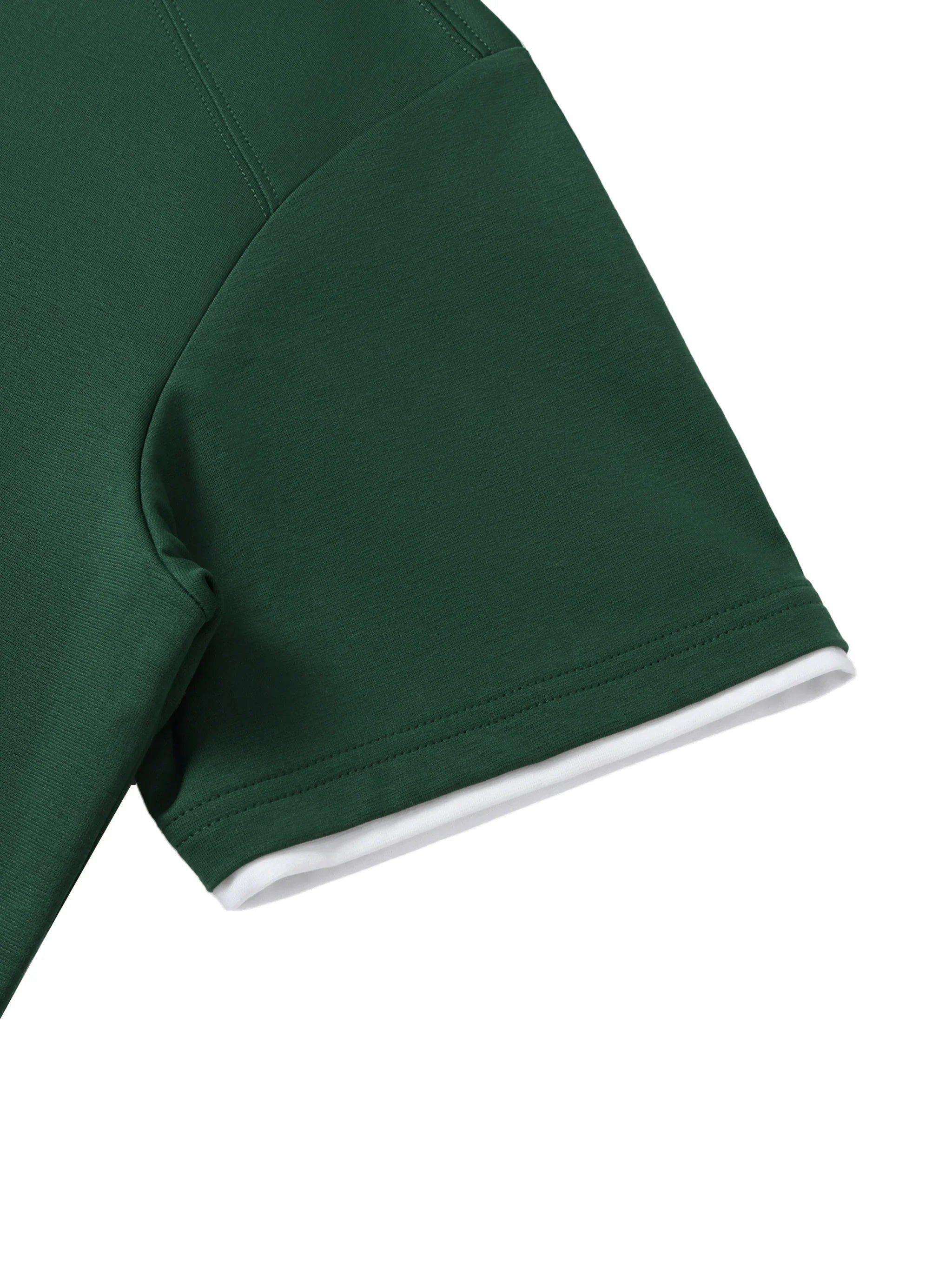 PANJAB legacy Khakhi  X RisenRetro Contrast Collar Raglan Polo Shirt