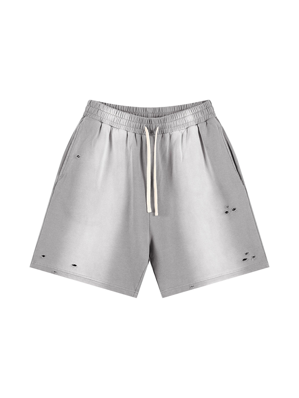 RisenRetro Sun Fade Distressed Shorts