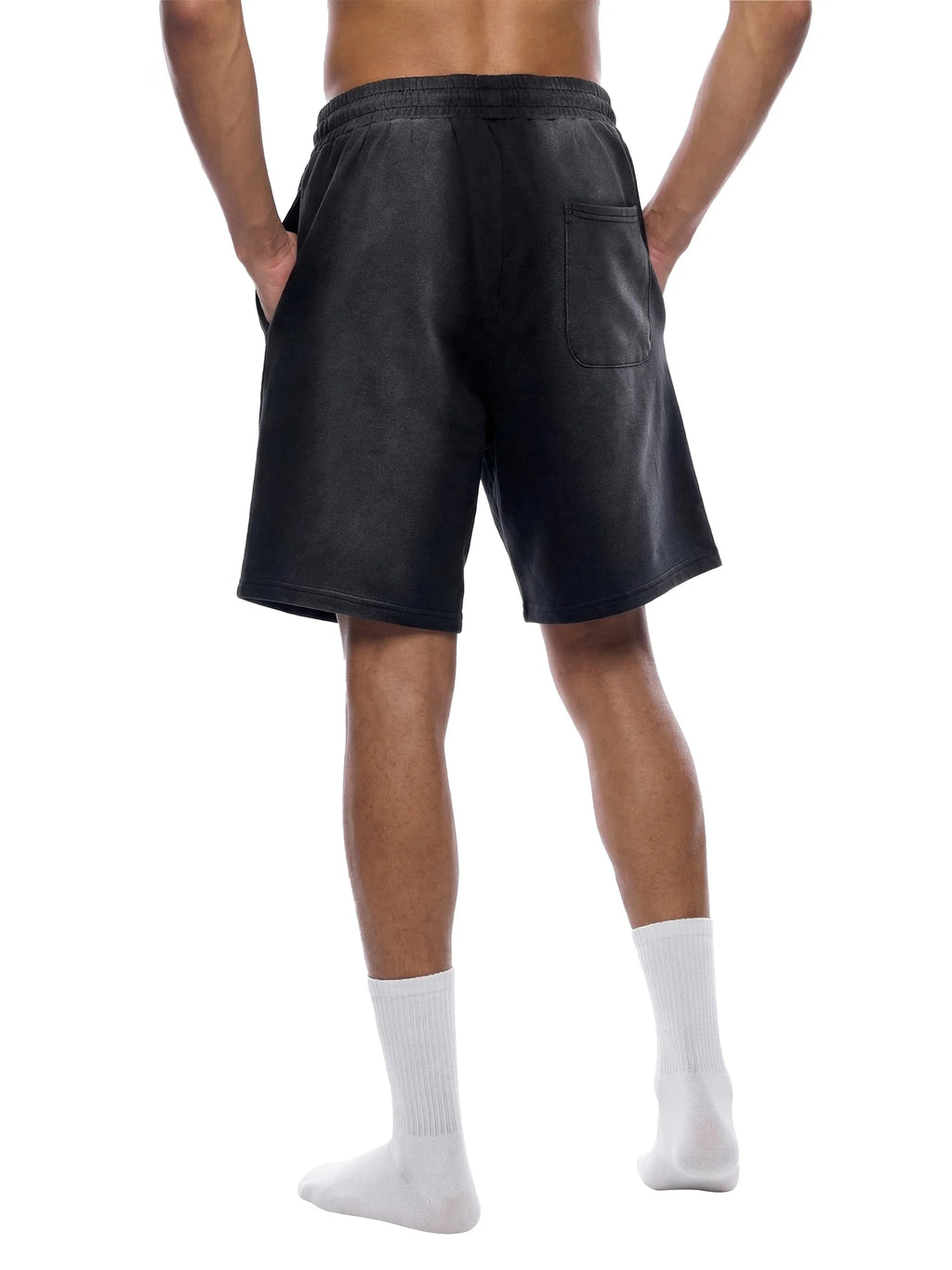 RisenRetro Sun Fade Distressed Shorts