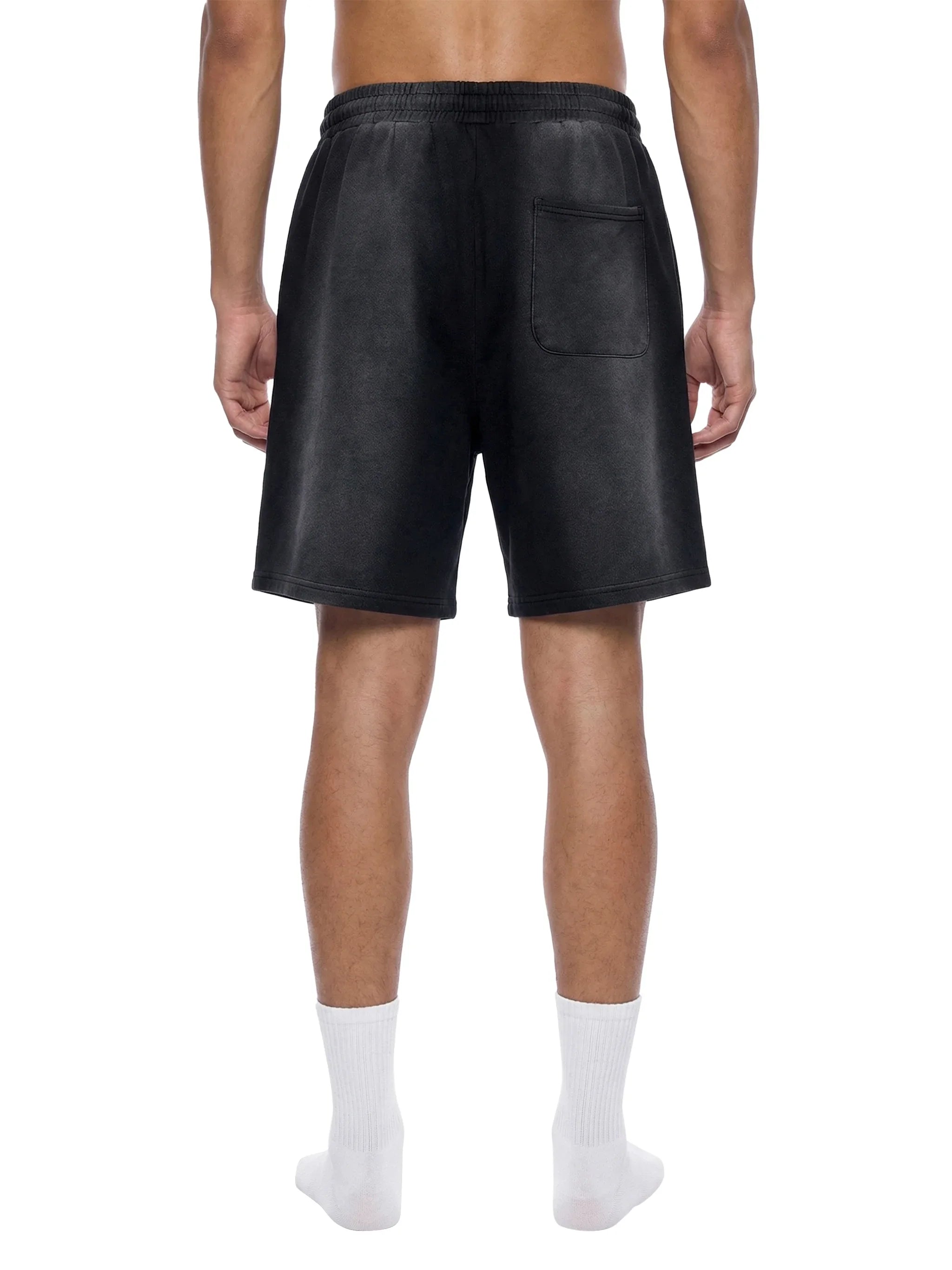 RisenRetro Sun Fade Distressed Shorts