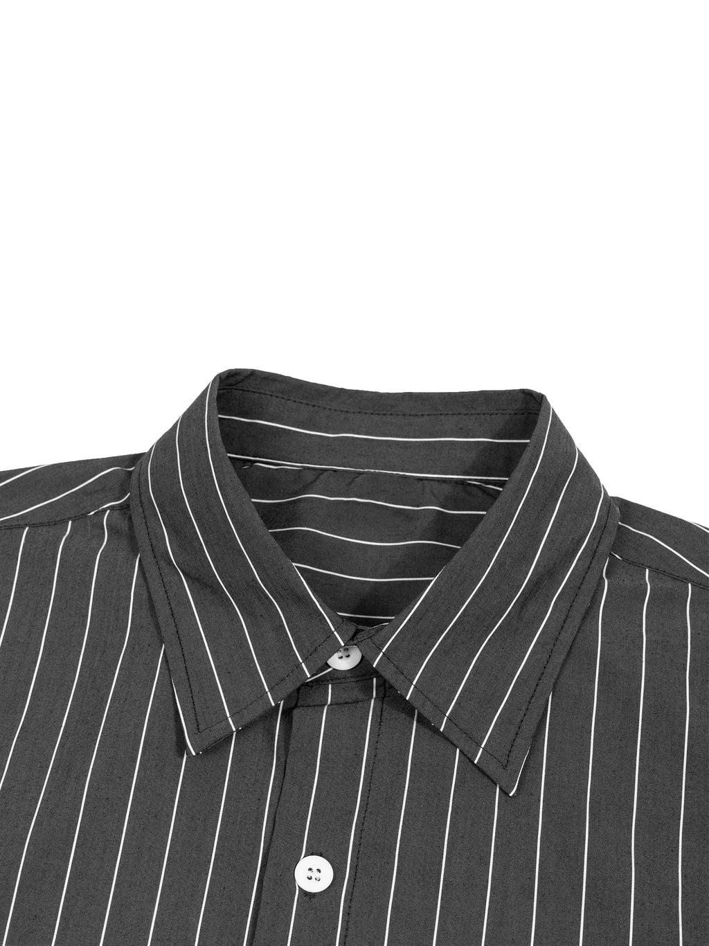 THE RIGHT ONE Unisex Striped Boxy Button-Up Shirt | RISENRETRO