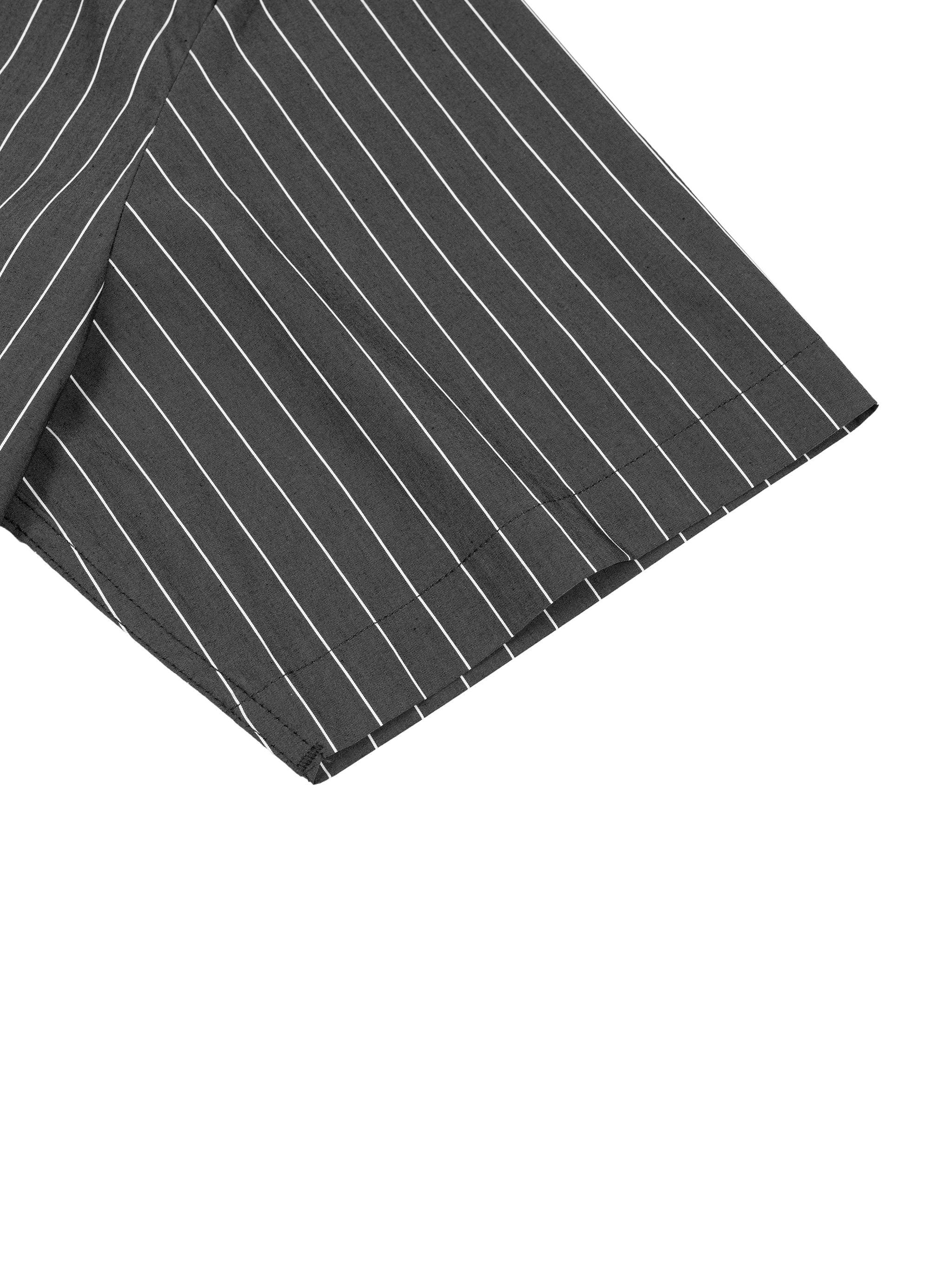 Panjab Bandana X RisenRetro Unisex Striped Boxy Button-Up Shirt