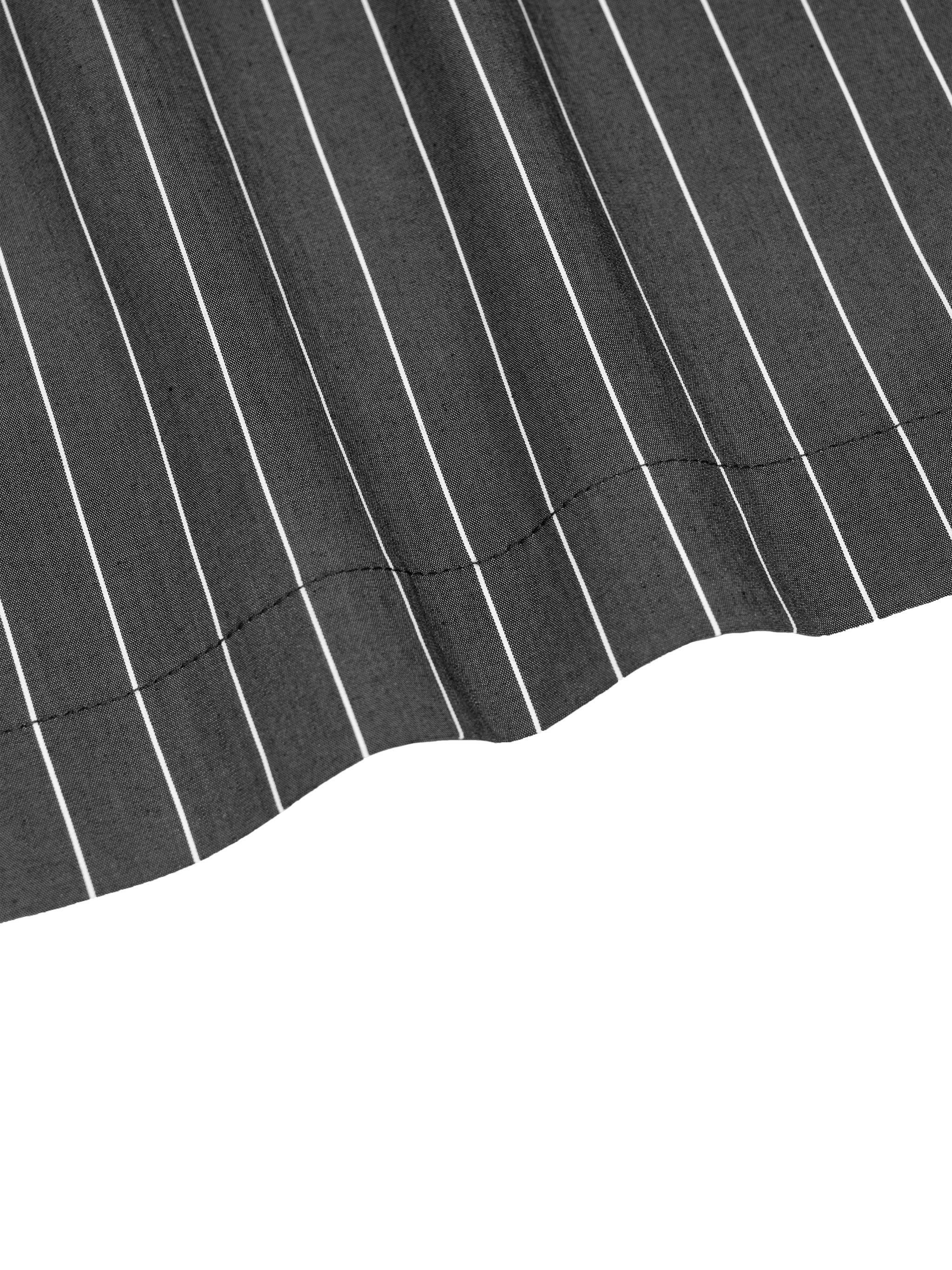 Panjab Bandana X RisenRetro Unisex Striped Boxy Button-Up Shirt