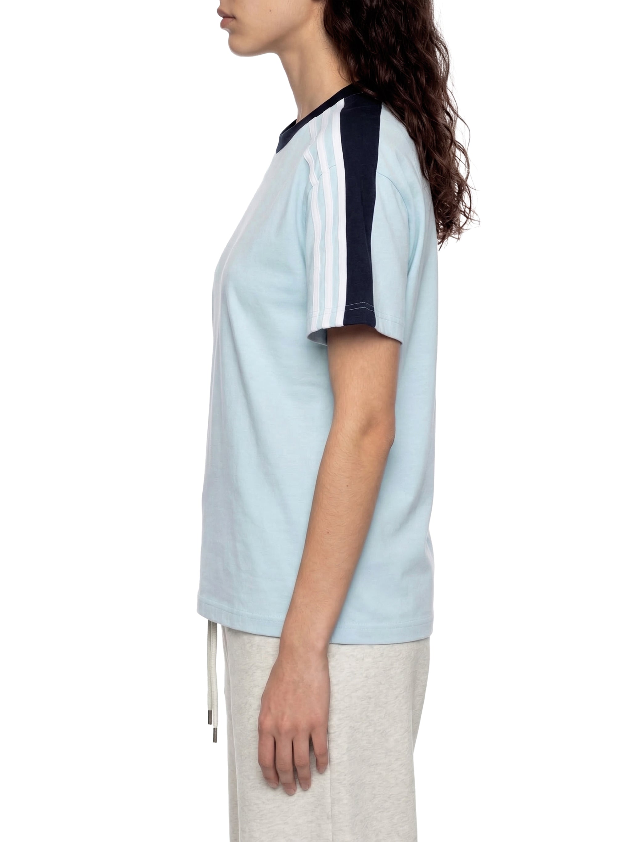 Panjab Legacy  X Risen Retro Unisex Colorblock Striped T-Shirt
