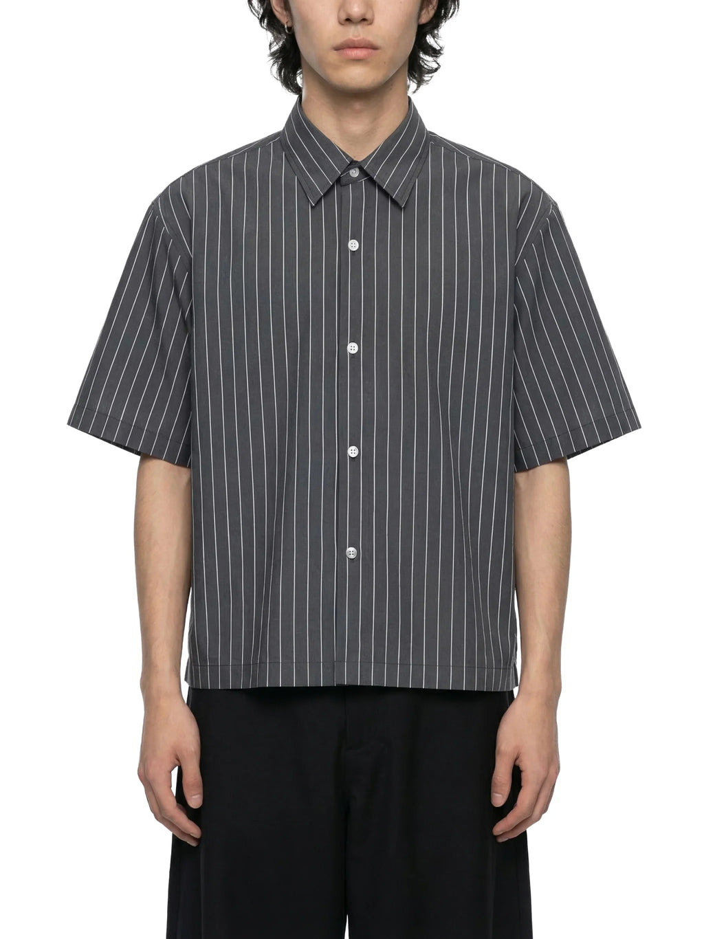 Panjab Bandana X RisenRetro Unisex Striped Boxy Button-Up Shirt