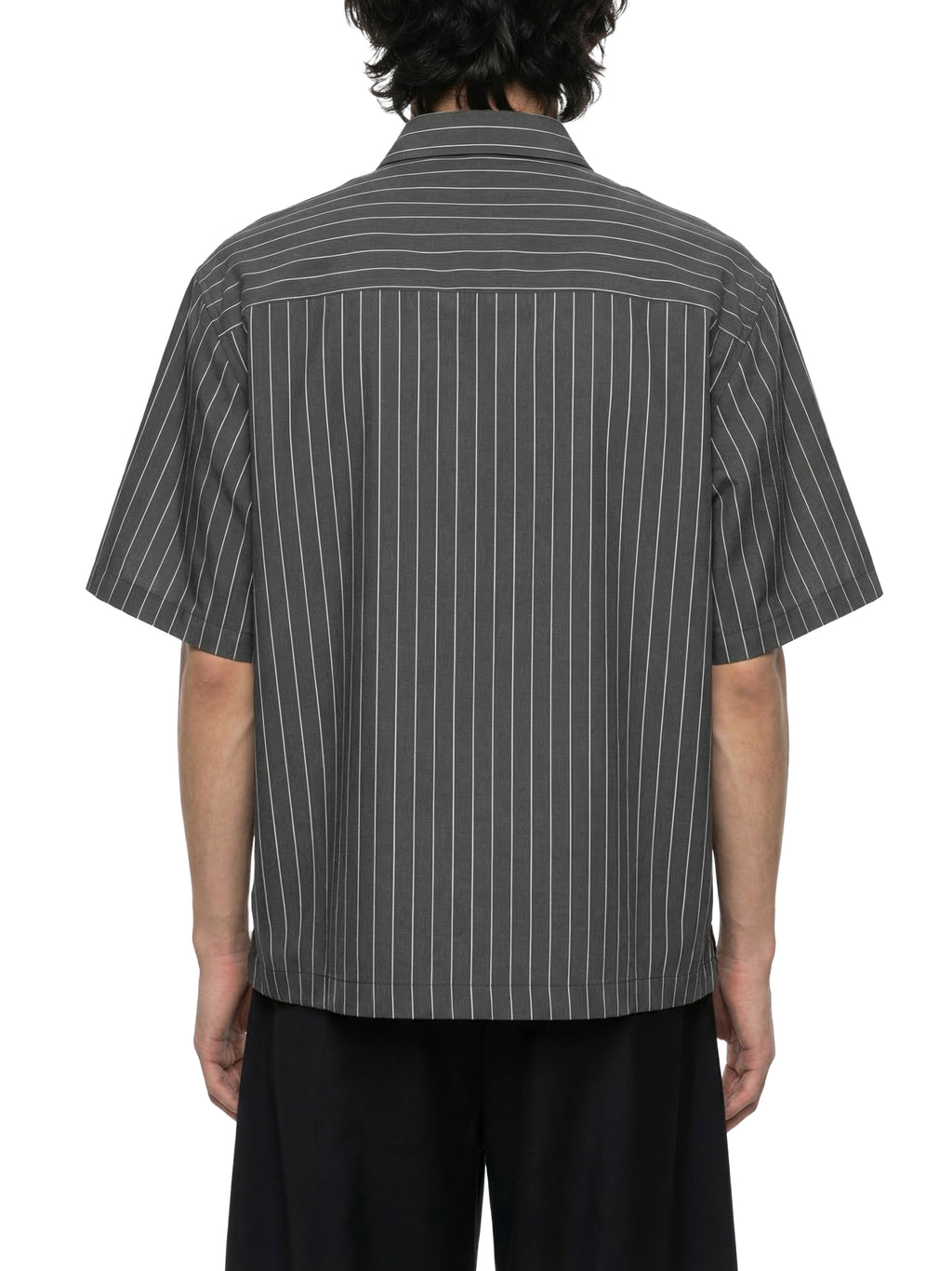 THE RIGHT ONE Unisex Striped Boxy Button-Up Shirt | RISENRETRO
