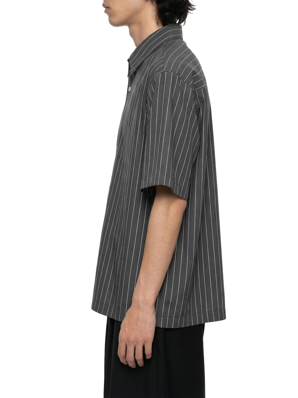 THE RIGHT ONE Unisex Striped Boxy Button-Up Shirt | RISENRETRO