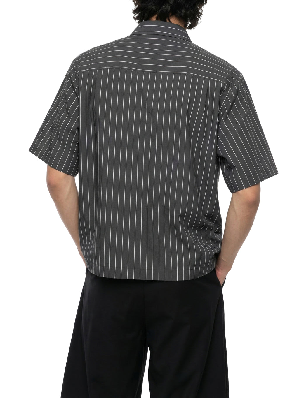 THE RIGHT ONE Unisex Striped Boxy Button-Up Shirt | RISENRETRO