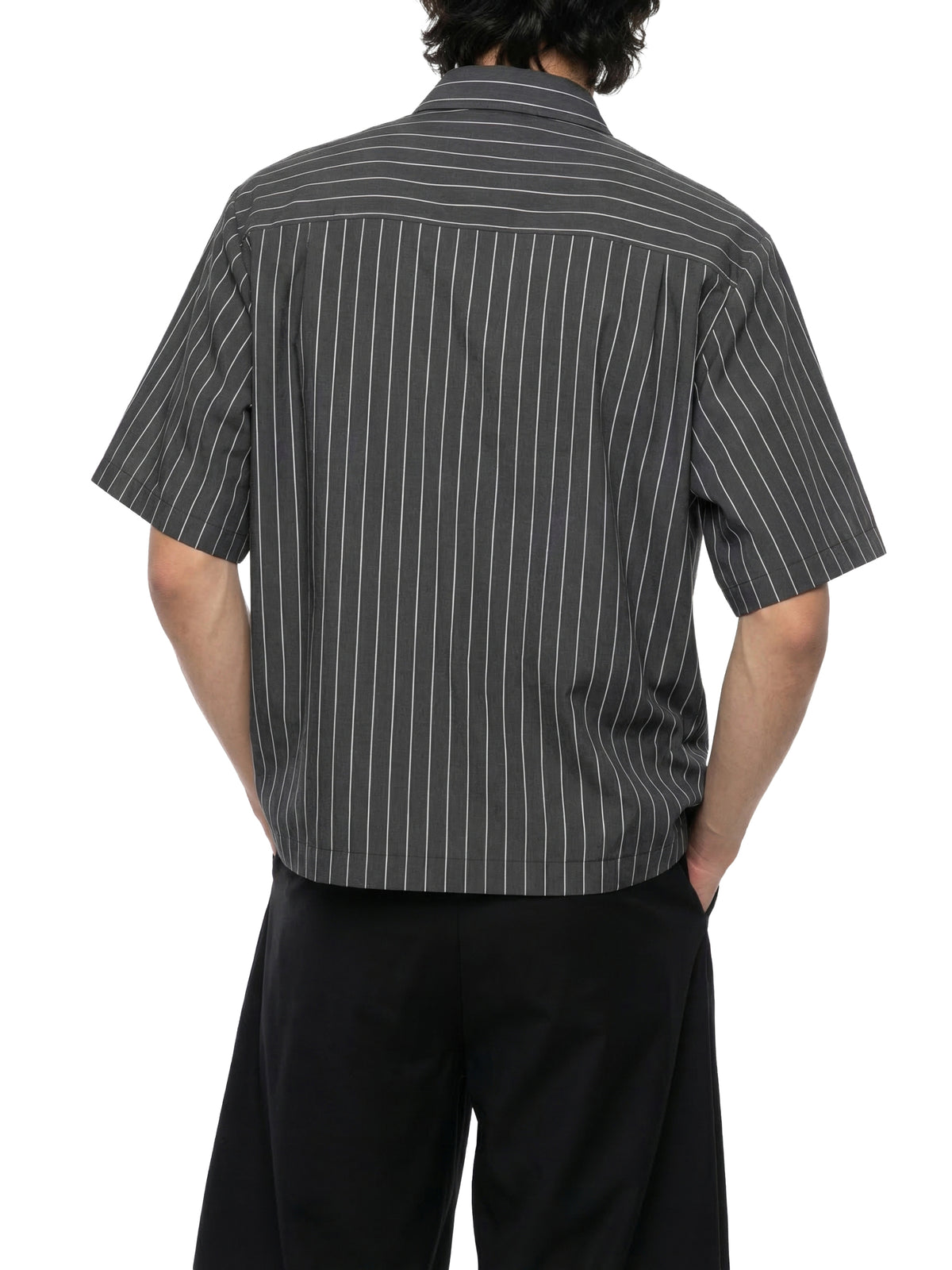 THE RIGHT ONE Unisex Striped Boxy Button-Up Shirt | RISENRETRO