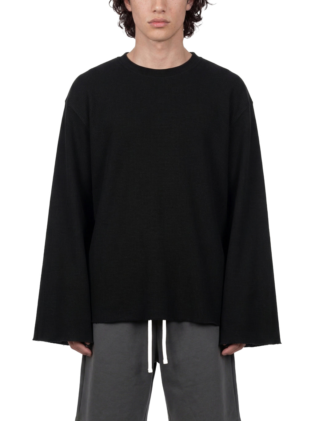 TIGER ROAR KA | RISENRETRO | Unisex Waffle Raw Edge T-Shirt