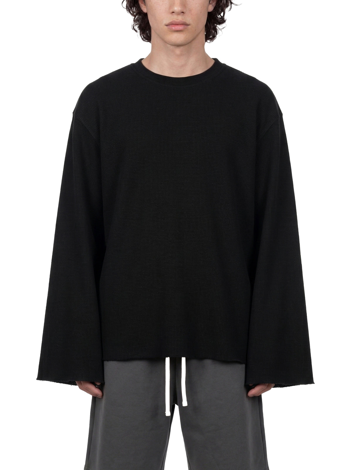 TIGER ROAR KA | RISENRETRO | Unisex Waffle Raw Edge T-Shirt