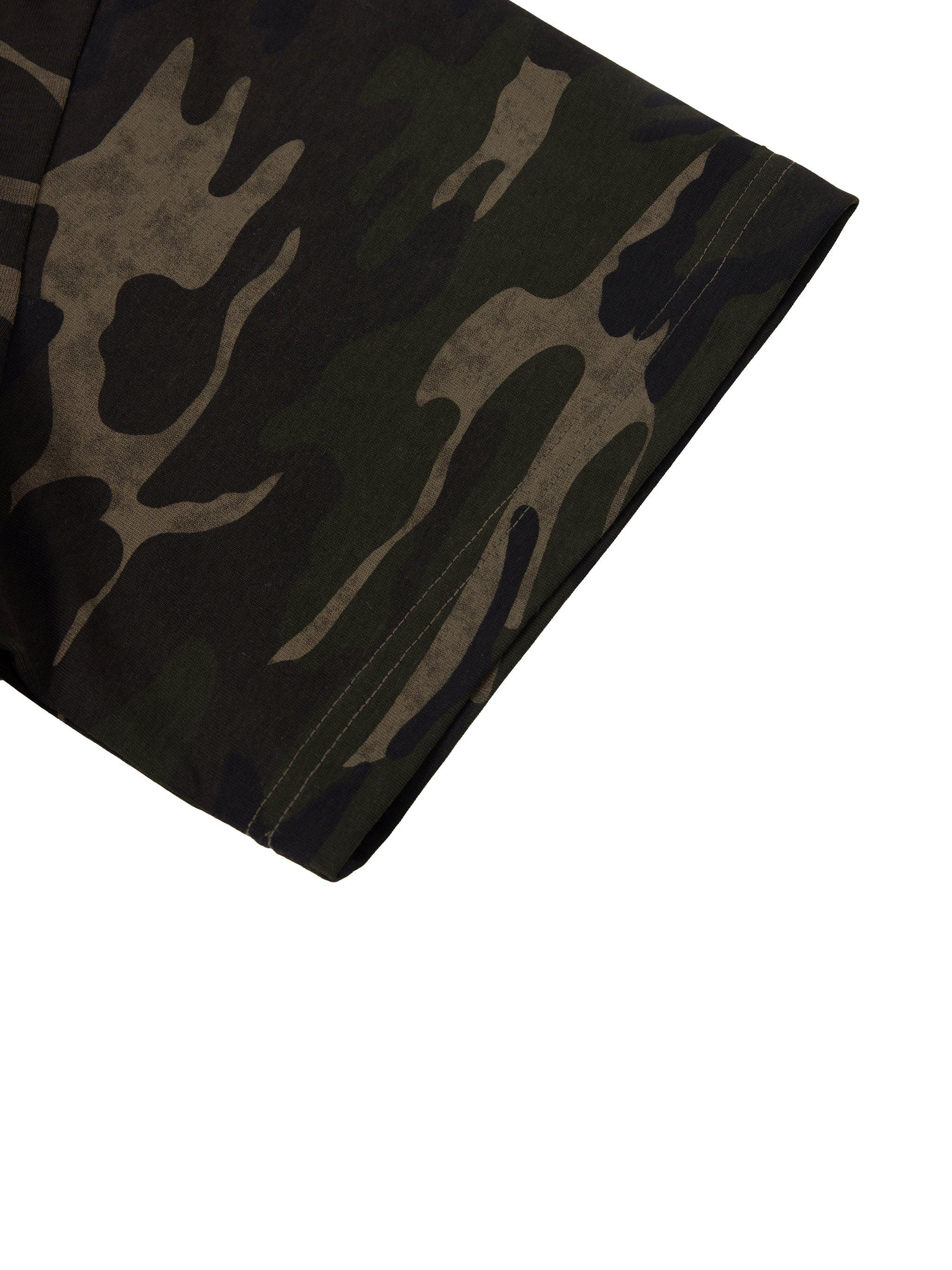 Make Moves Camo X Risen Retro Unisex Camo Boxy T-Shirt