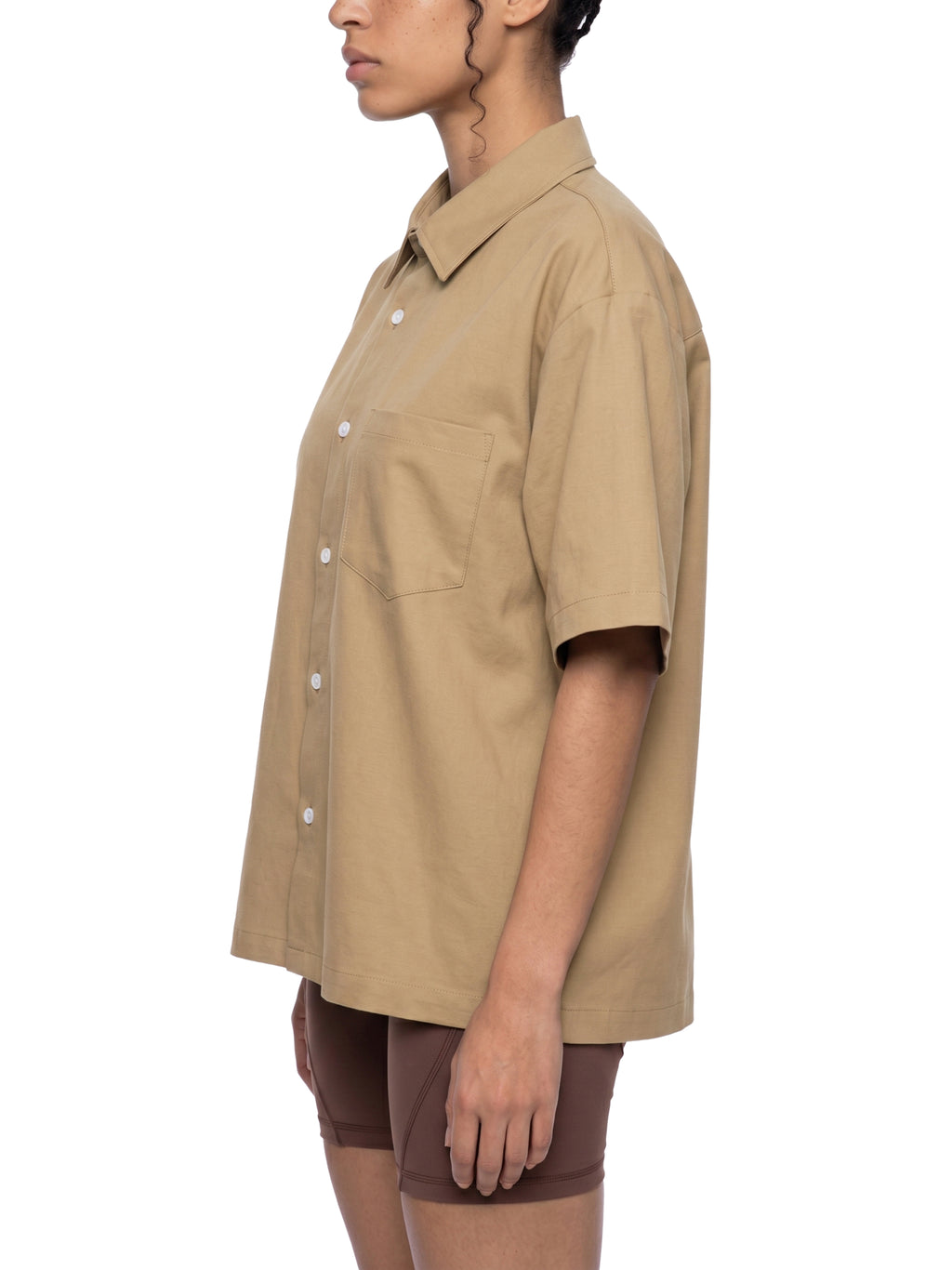 PANJAB COUTURE KHAKHI X Risen Retro Unisex Boxy Heavyweight Short Sleeve Shirt