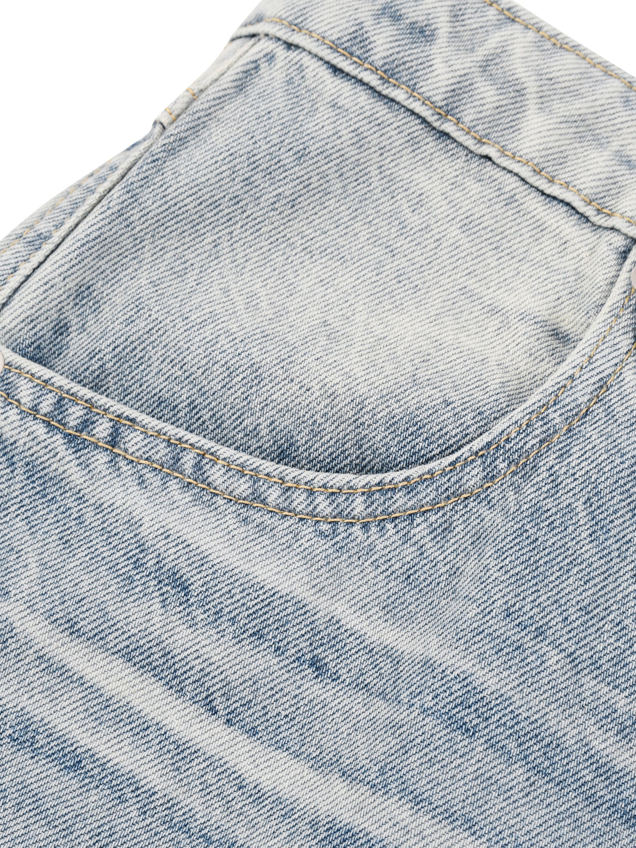 RISEN RETRO x DESIGNER Men’s Enzyme Wash Wide Leg Jeans