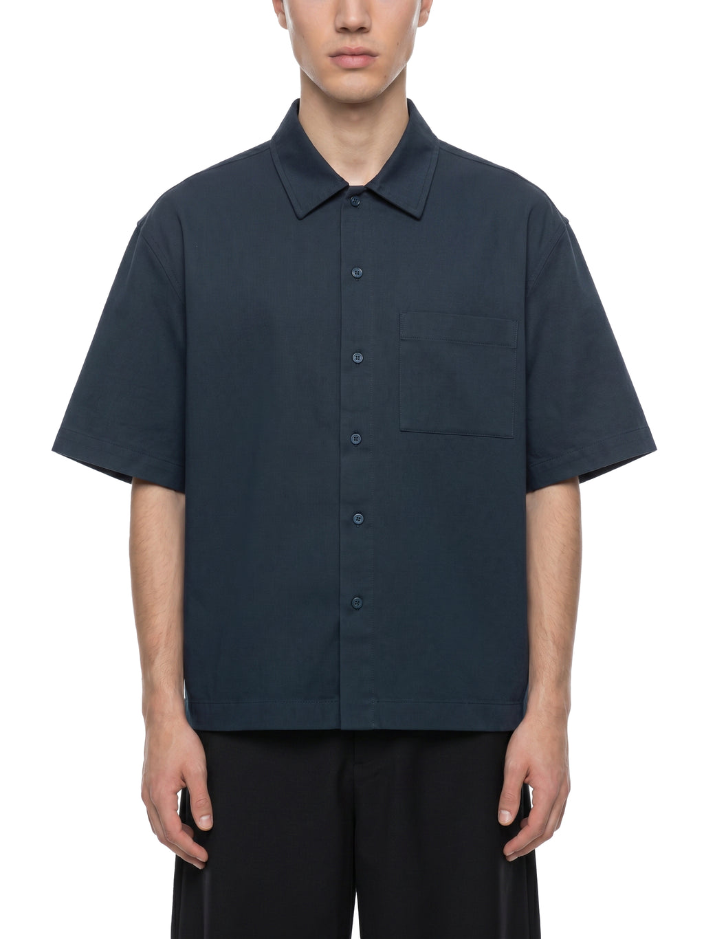 PANJAB COUTURE  X RisenRetro Unisex Boxy Patch Pocket Short Sleeve Shirt