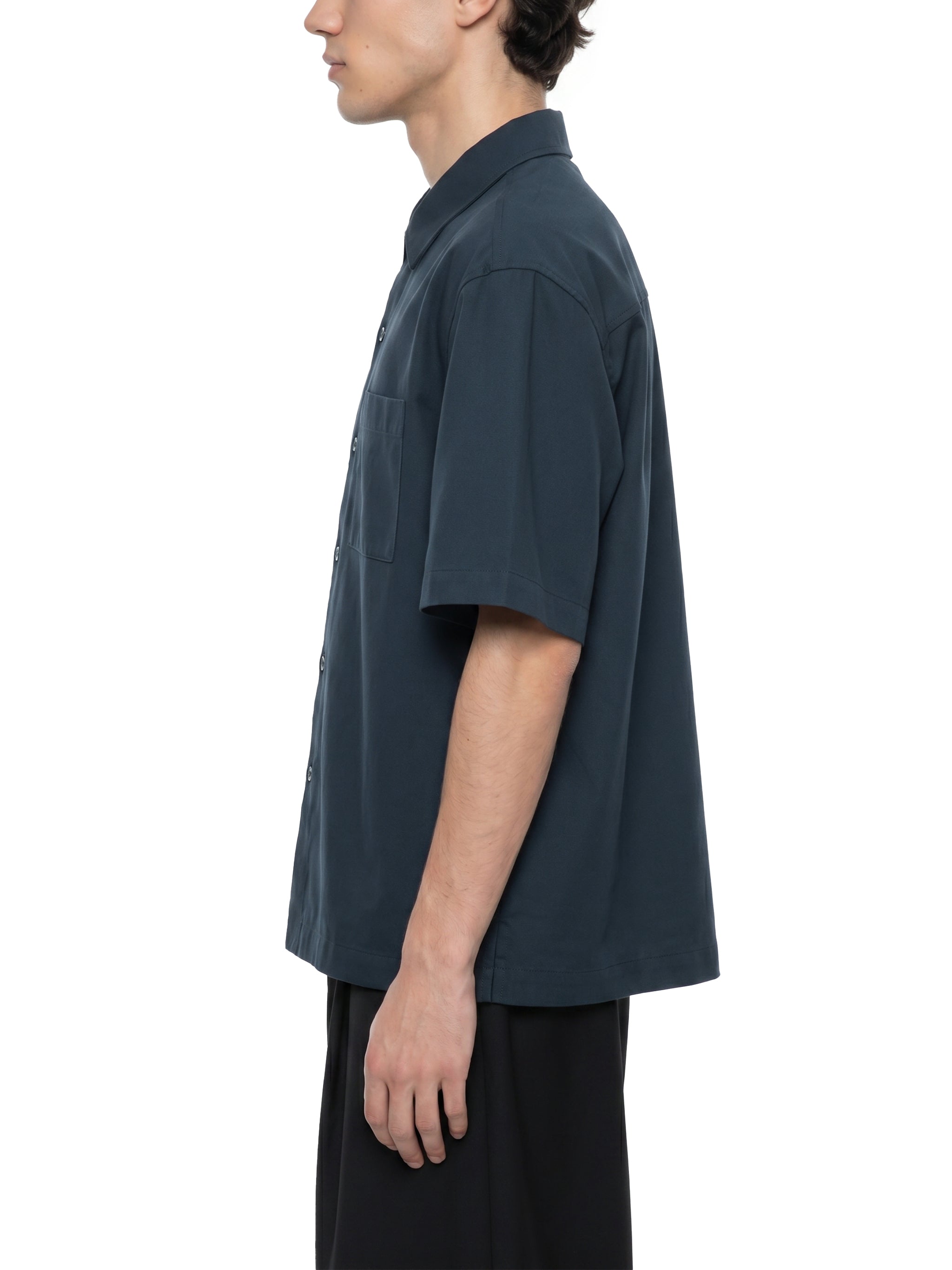 PANJAB COUTURE  X RisenRetro Unisex Boxy Patch Pocket Short Sleeve Shirt