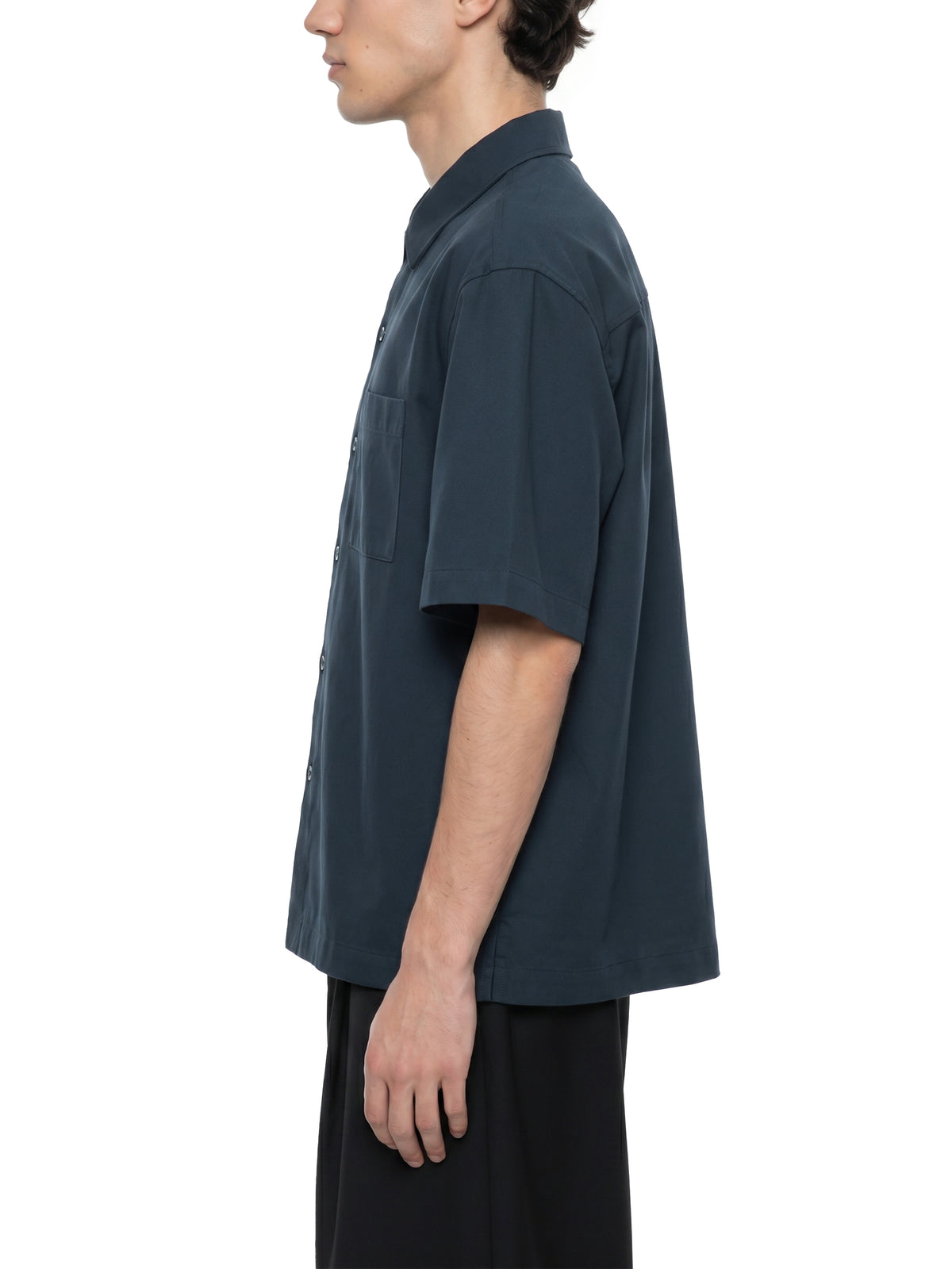 KHARKU LIFE | RISENRETRO | Unisex Boxy Patch Pocket Short Sleeve Shirt