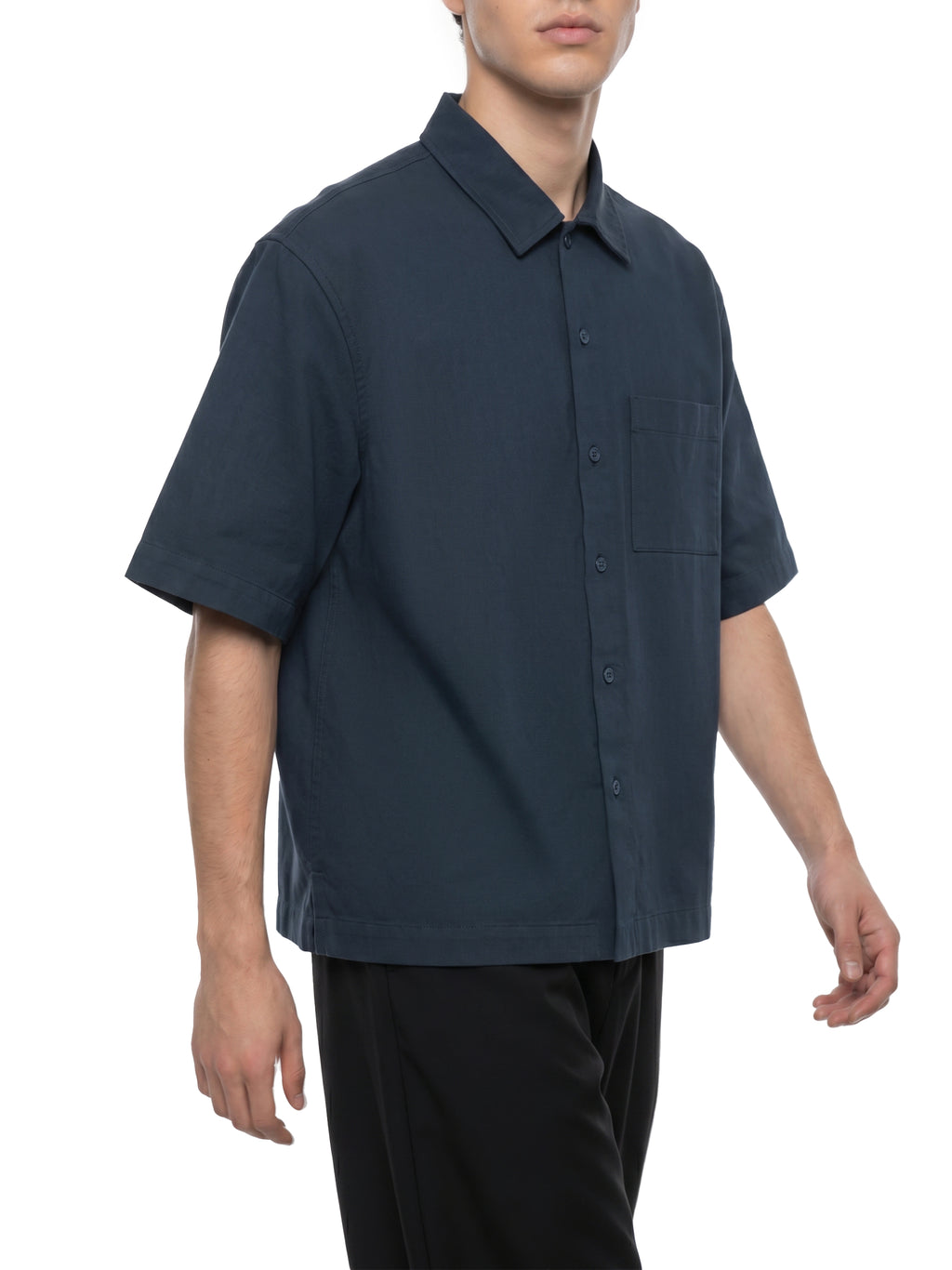 PANJAB COUTURE  X RisenRetro Unisex Boxy Patch Pocket Short Sleeve Shirt