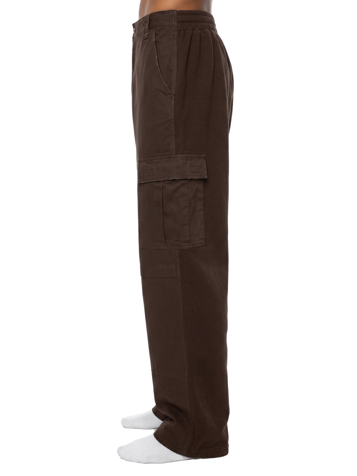 RISENRETRO | Unisex Sunfade Washed Fleece Cargo Pants