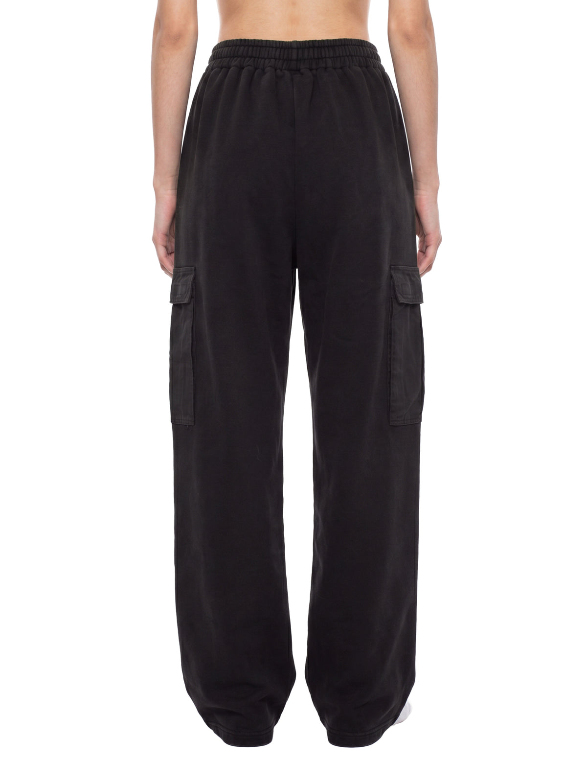 RISENRETRO | Unisex Sunfade Washed Fleece Cargo Pants