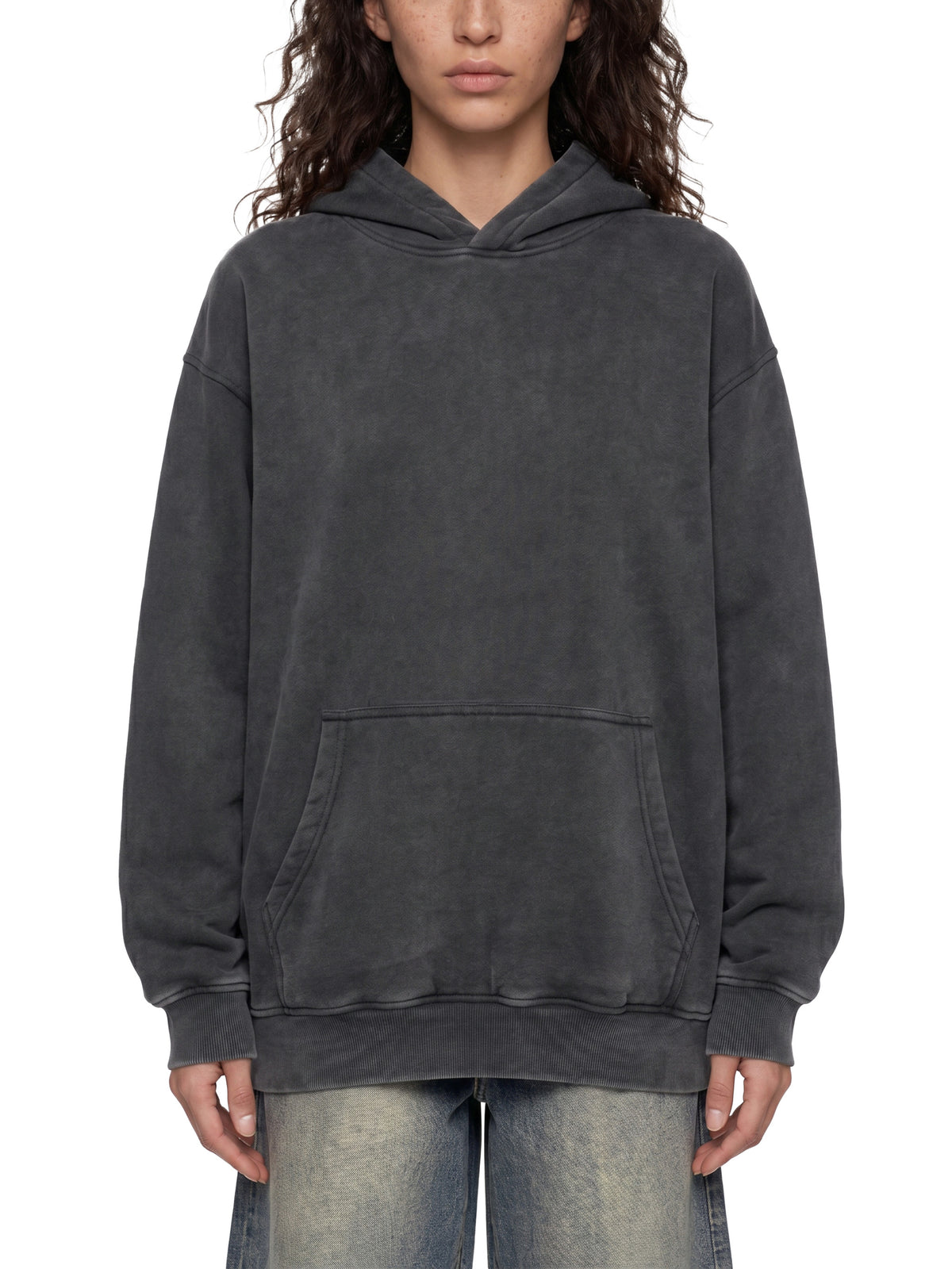 Savage Bloom X RisenRetro Unisex Snow Wash Fleece Oversize Hoodie