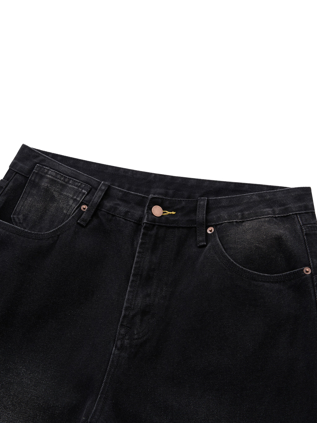 RISENRETRO | Men's Vintage Wash Wide Leg Jeans