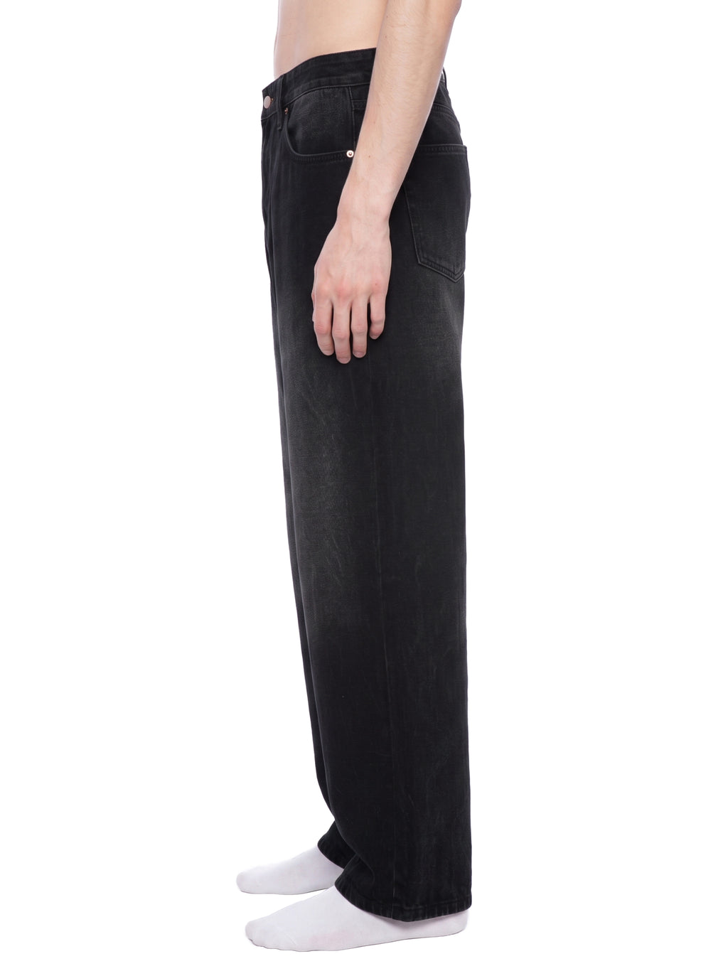 RISENRETRO | Men's Vintage Wash Wide Leg Jeans