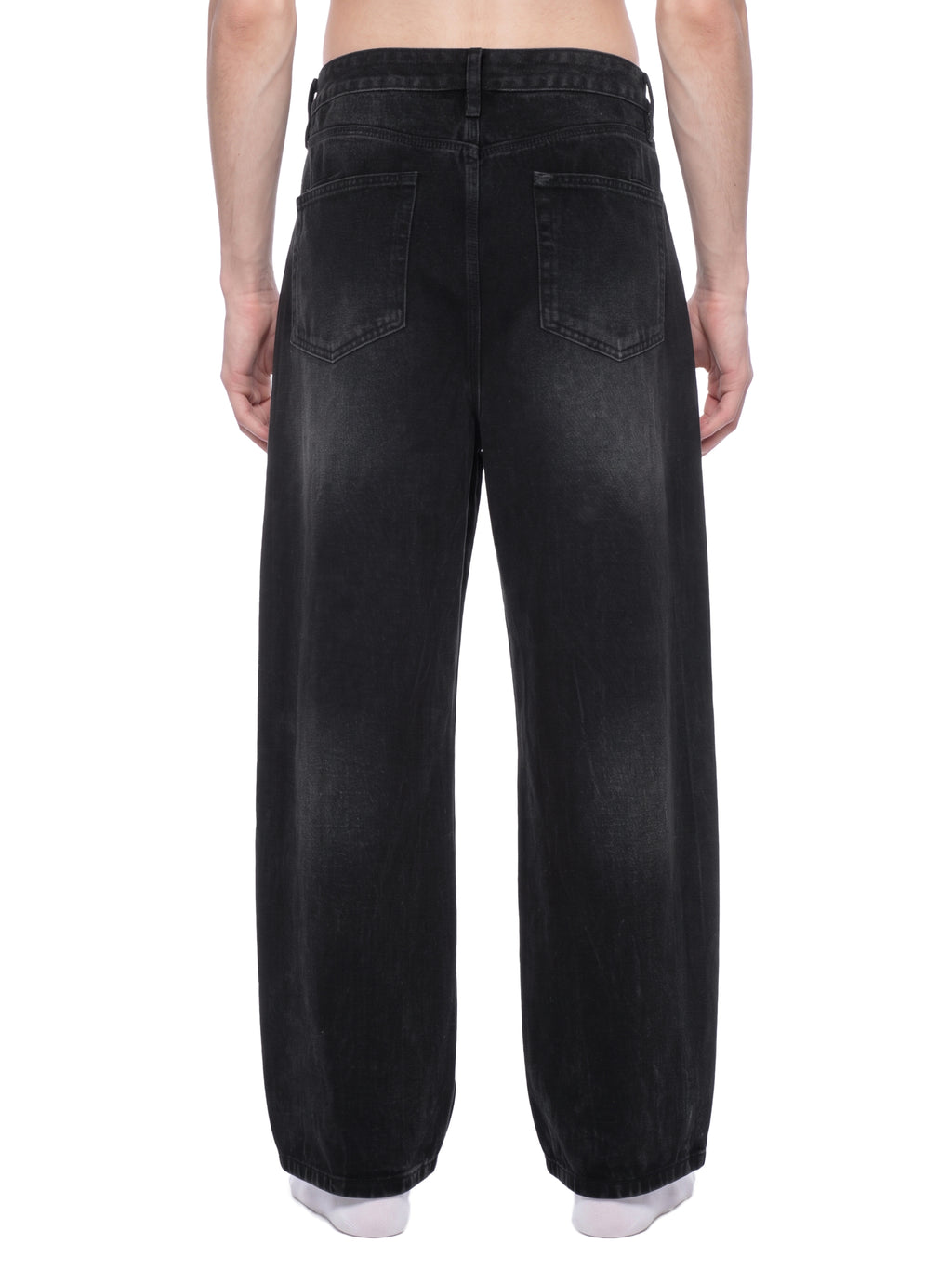 RISENRETRO | Men's Vintage Wash Wide Leg Jeans