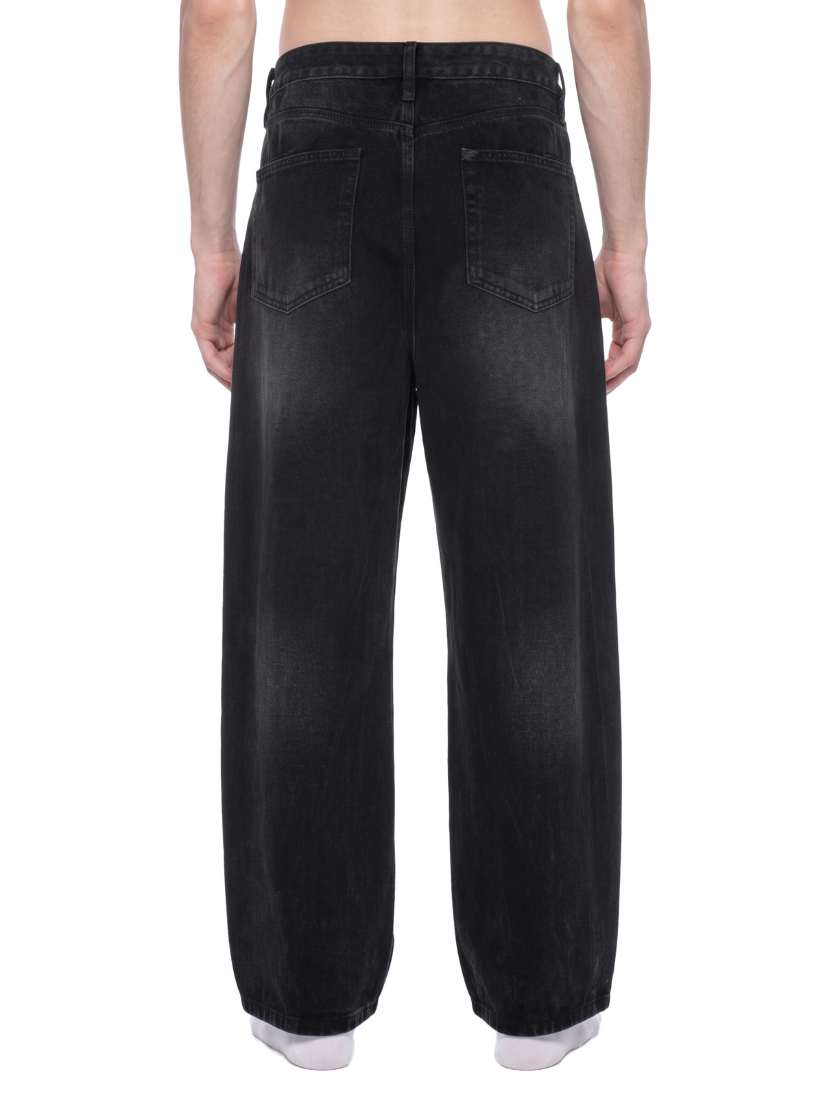 RISENRETRO | Men's Vintage Wash Wide Leg Jeans