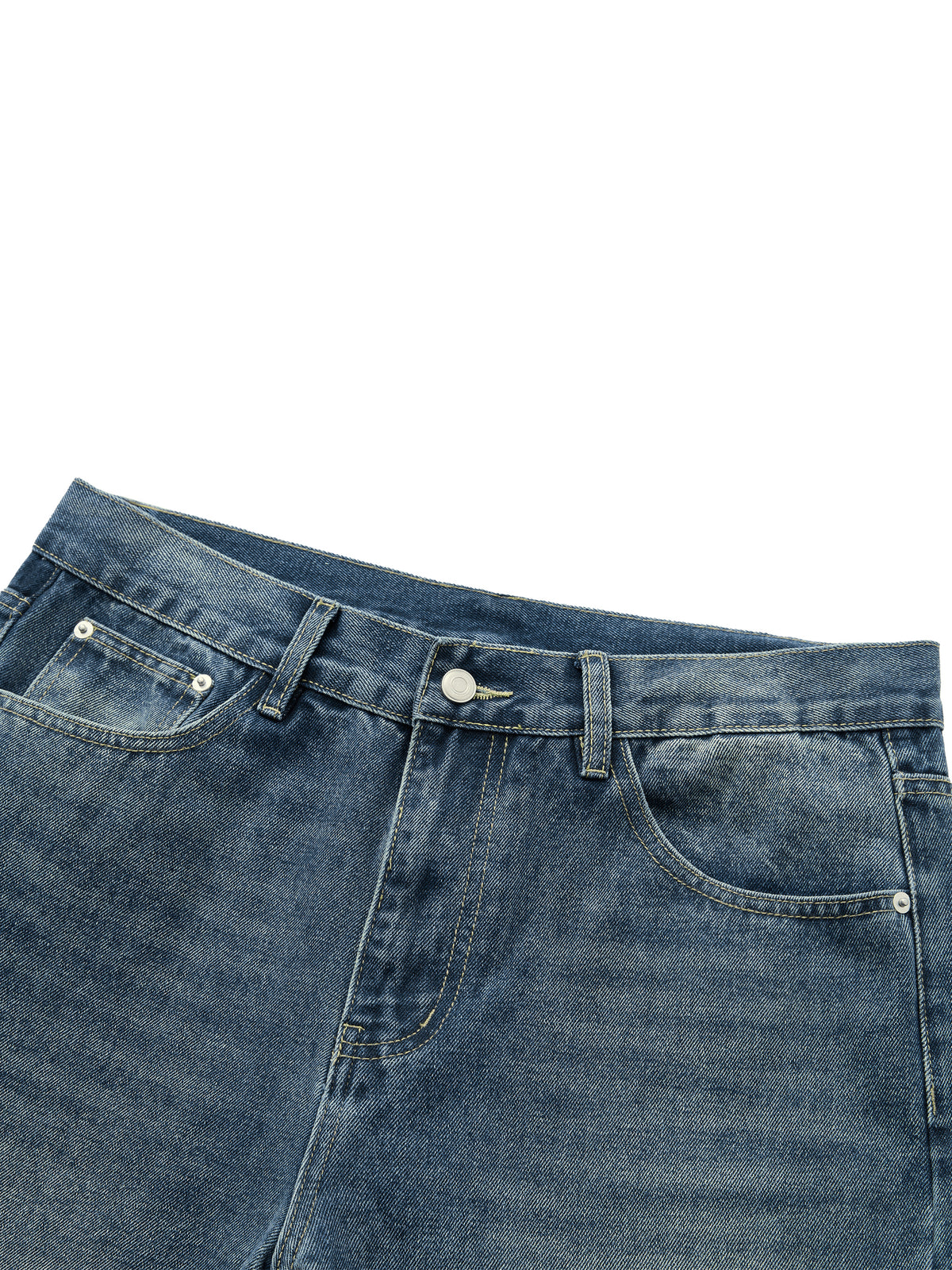 RISENRETRO | Men's Vintage Wash Denim Jeans