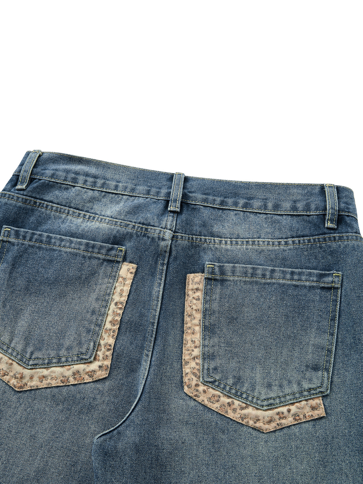 RISENRETRO | Men's Vintage Wash Denim Jeans