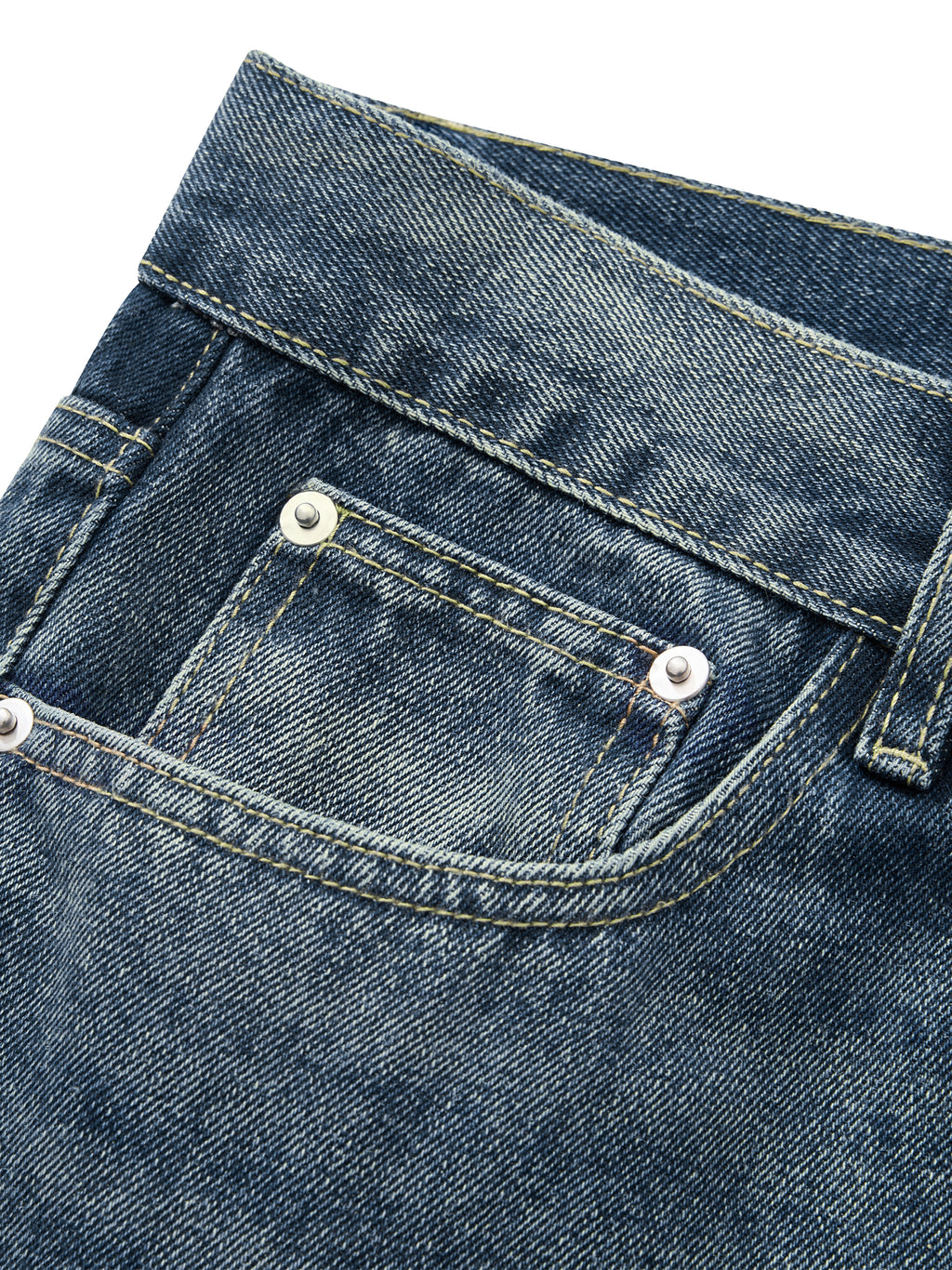 RISENRETRO | Men's Vintage Wash Denim Jeans