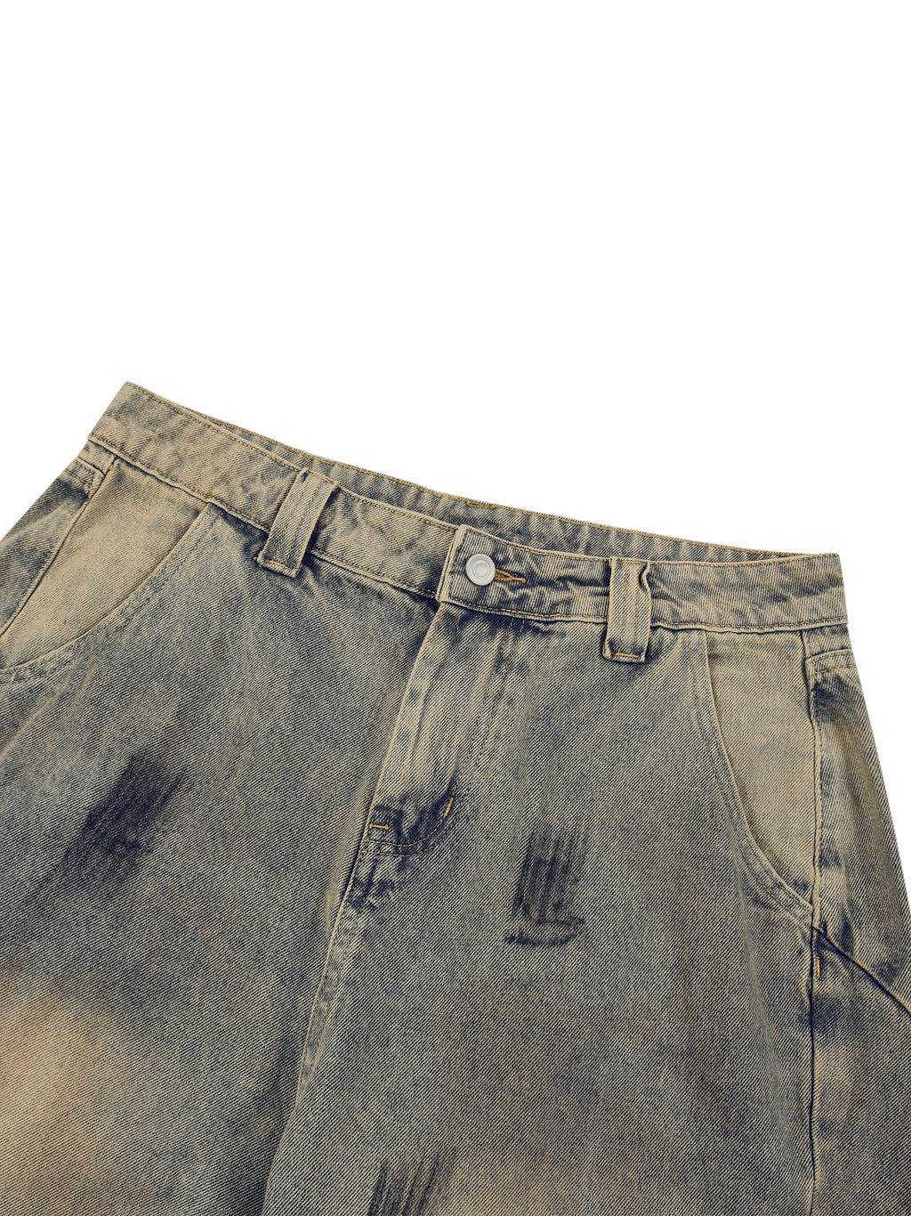 RISENRETRO Men’s Vintage Wash Demin Jeans