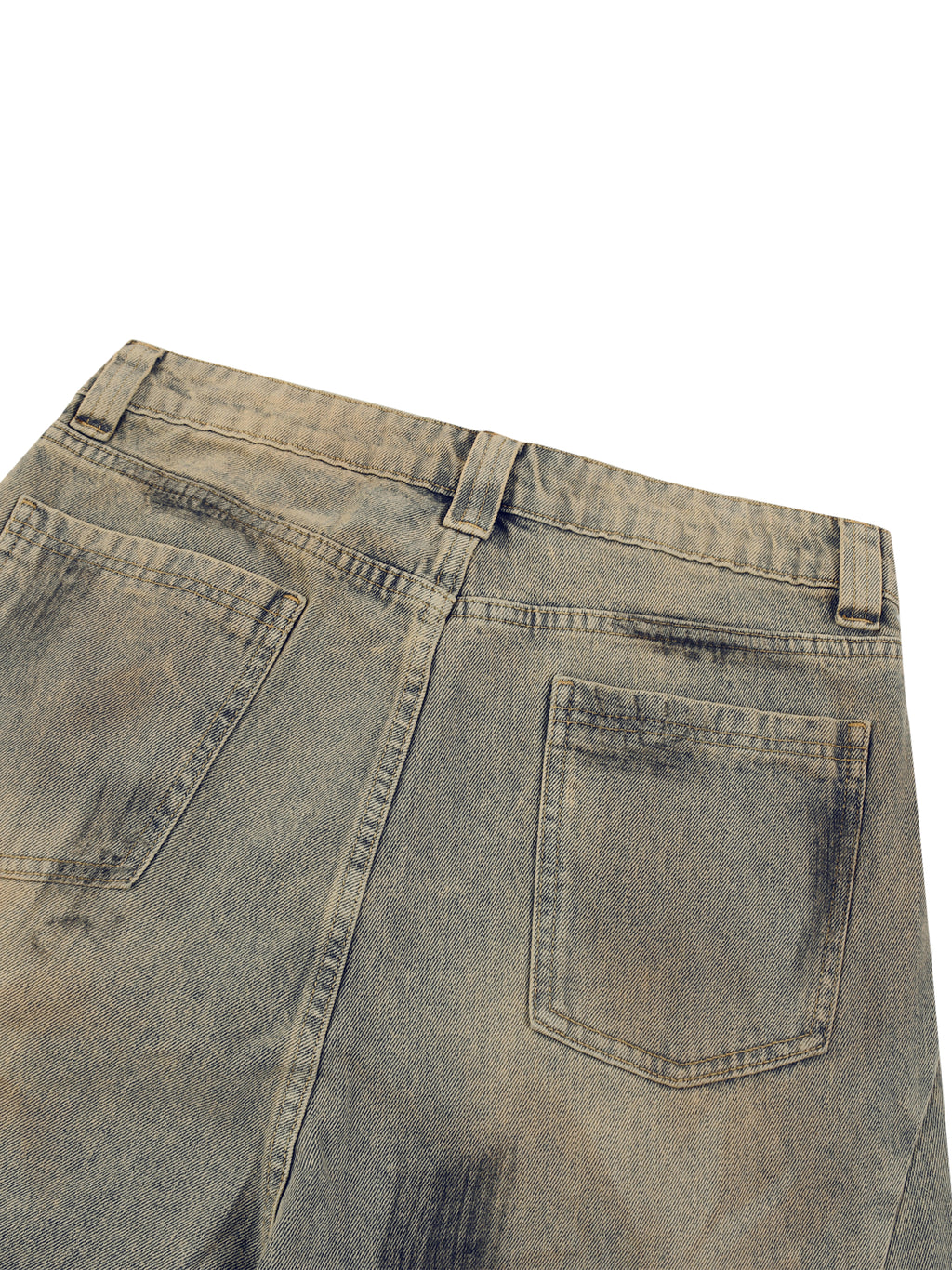 RISENRETRO Men’s Vintage Wash Demin Jeans