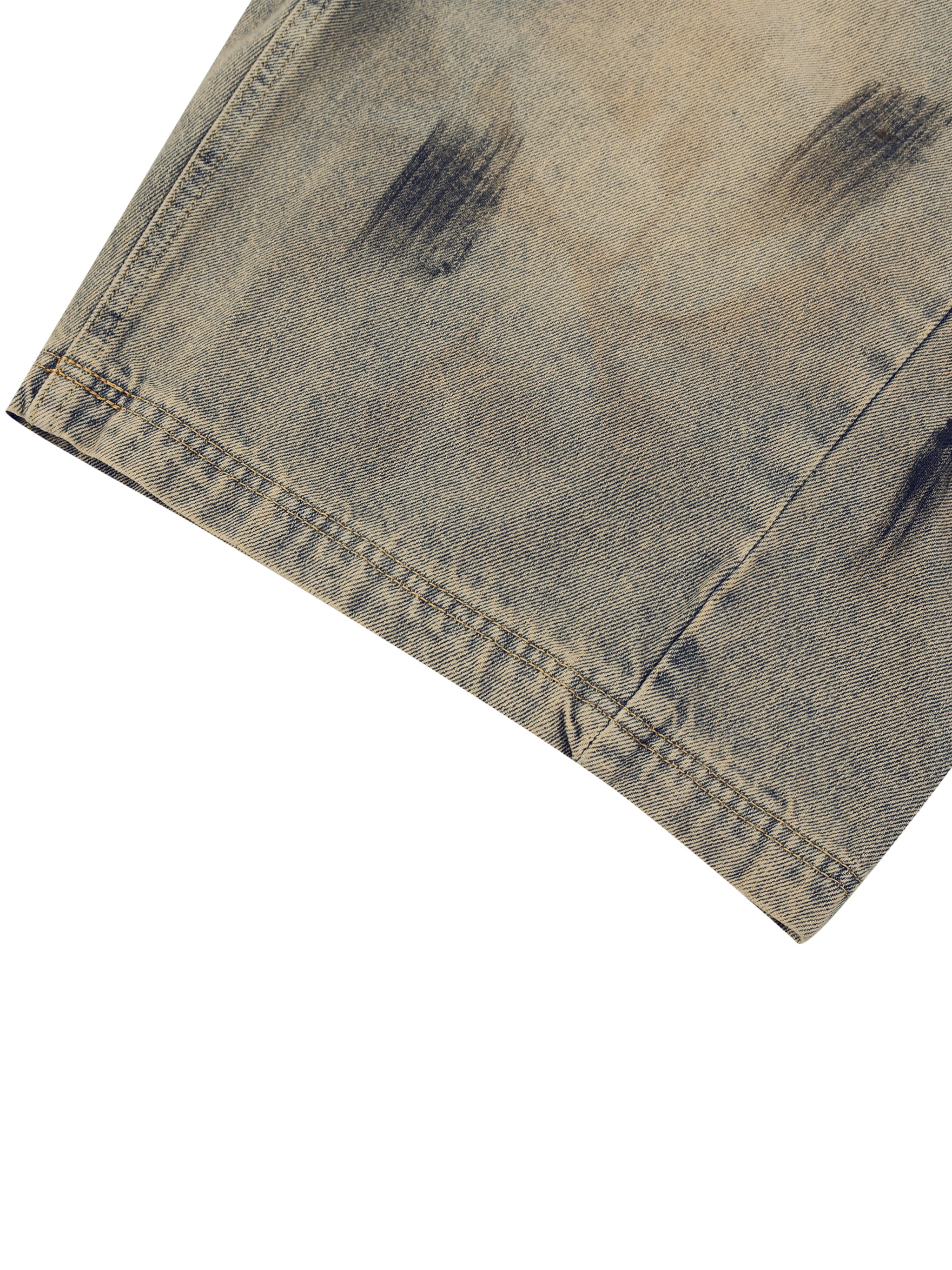 RISENRETRO Men’s Vintage Wash Demin Jeans