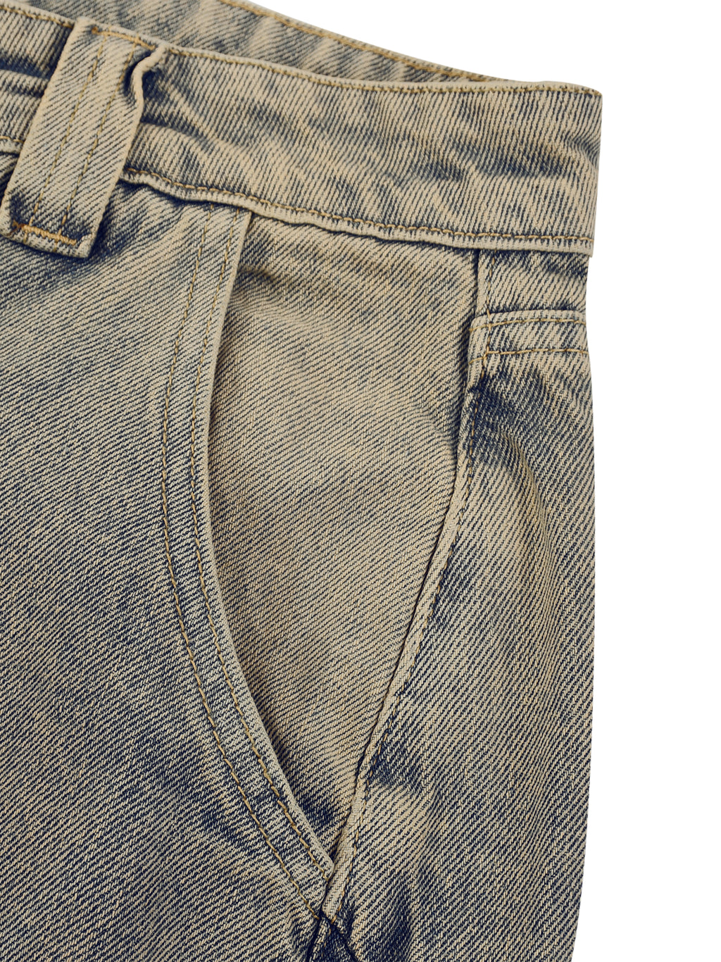 RISENRETRO Men’s Vintage Wash Demin Jeans