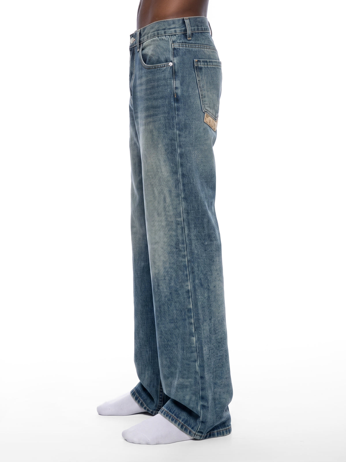 RISENRETRO | Men's Vintage Wash Denim Jeans