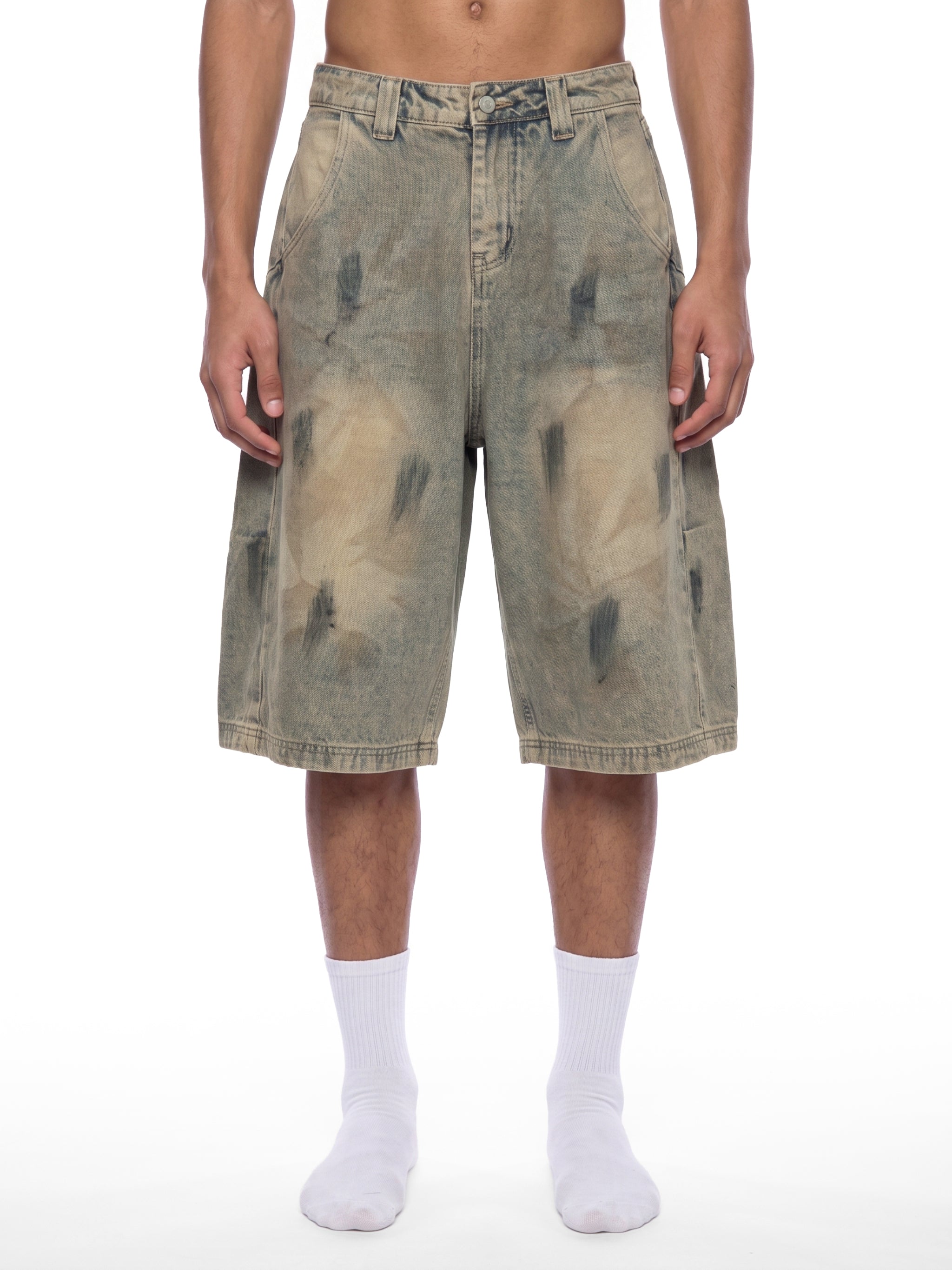 RISENRETRO Men’s Vintage Wash Demin Jeans