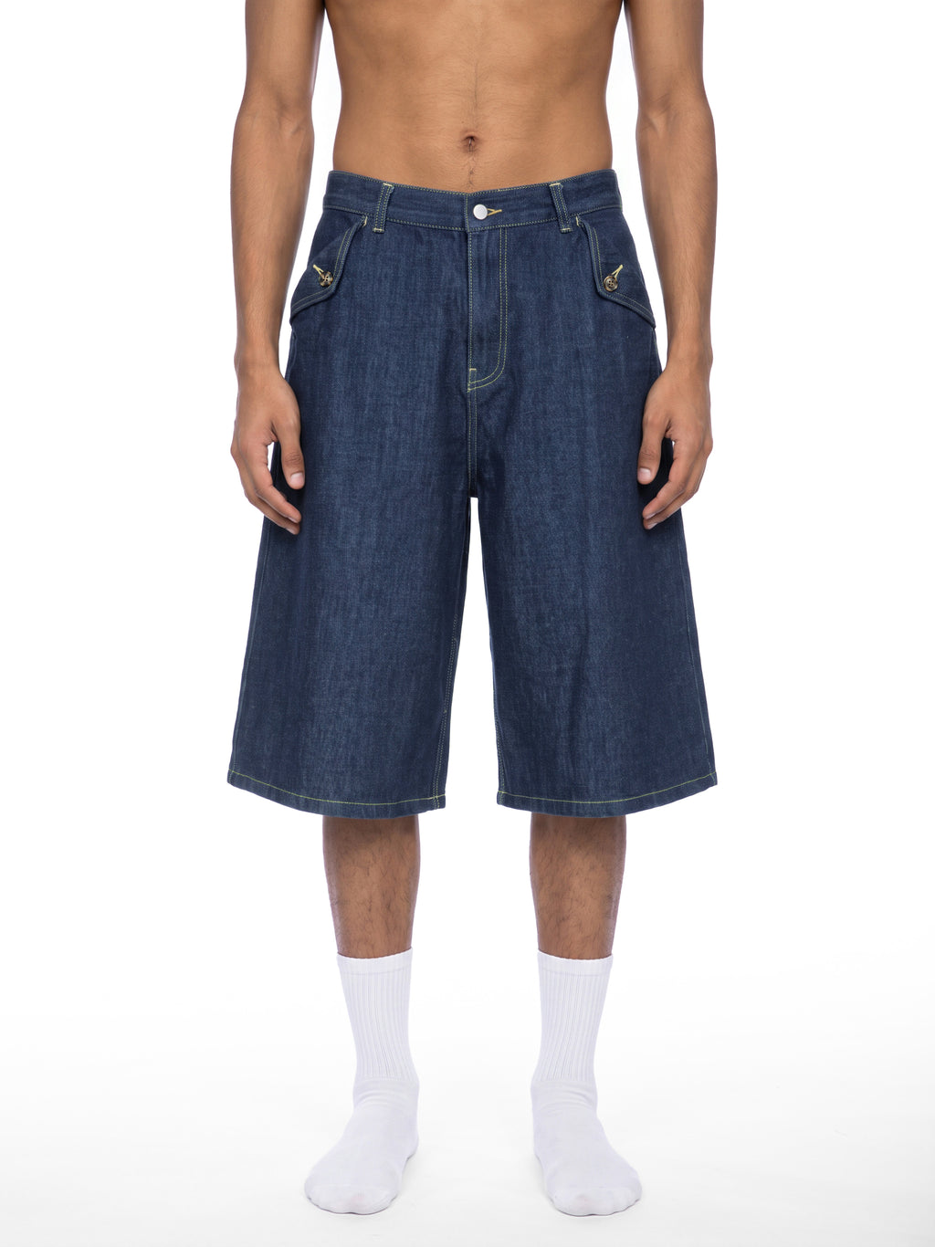 RisenRetro | Men's Vintage Wash Denim Shorts