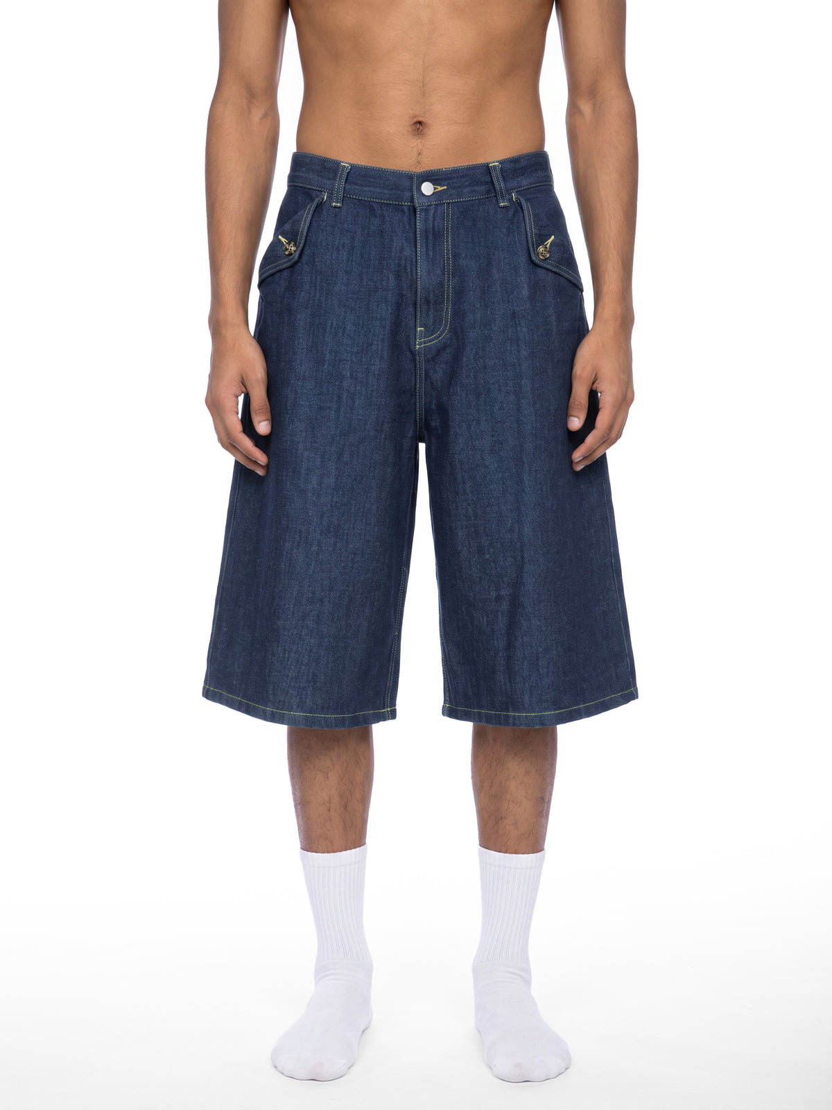 RisenRetro | Men's Vintage Wash Denim Shorts