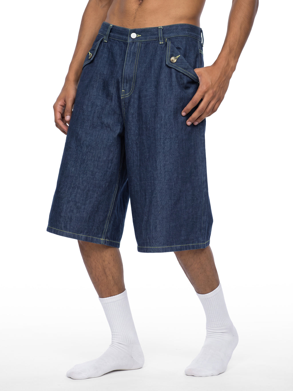 RisenRetro | Men's Vintage Wash Denim Shorts