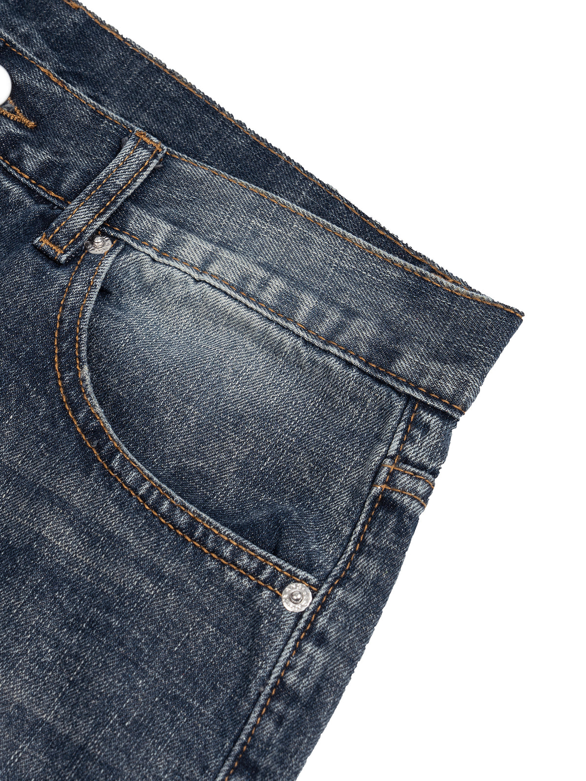 RISENRETRO | Men's Vintage Wash Denim Jeans