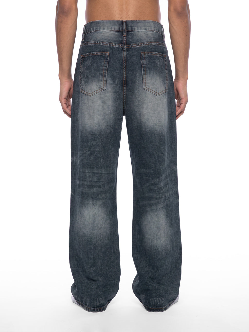 RISENRETRO | Men's Vintage Wash Denim Jeans